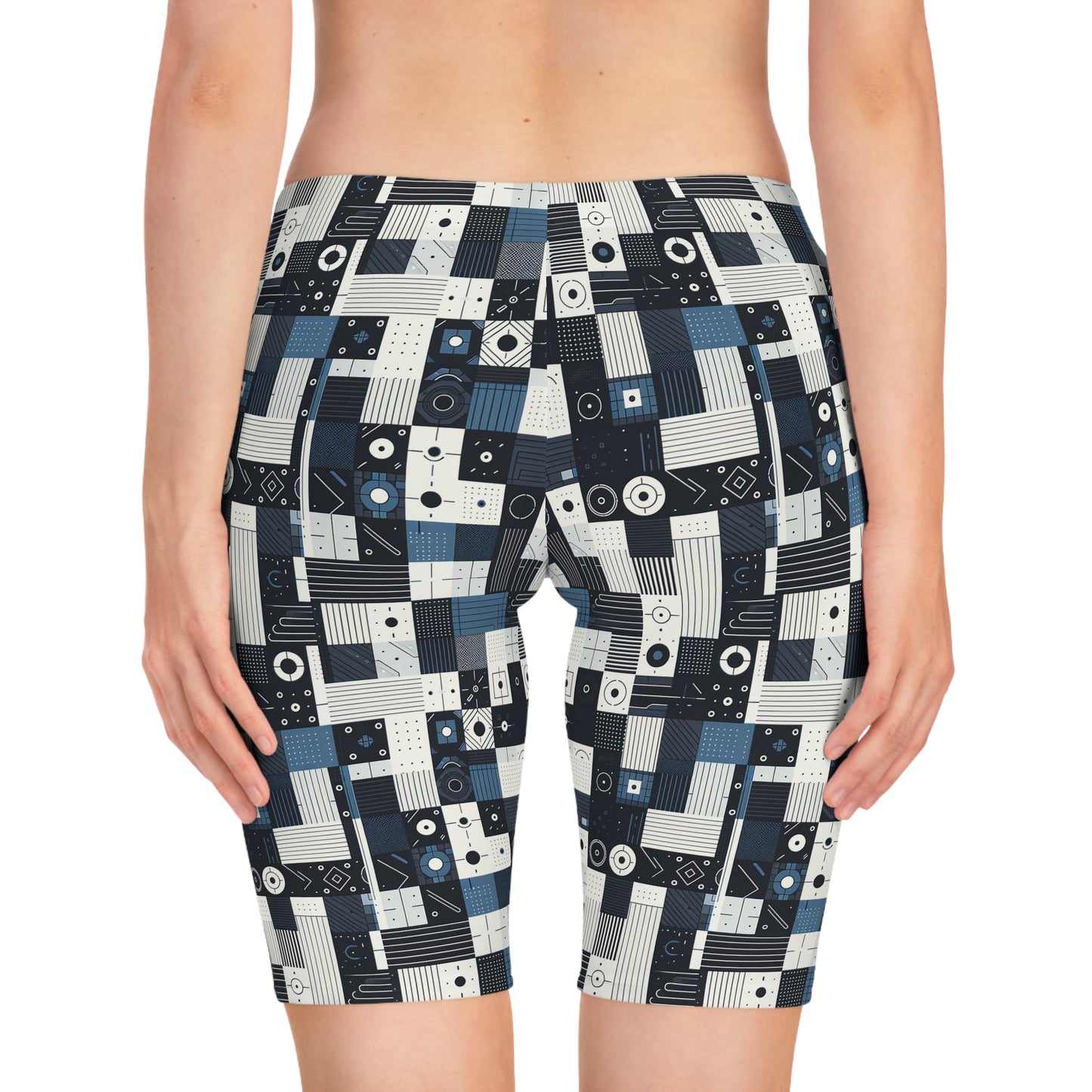 Minimalist Athleisure Minimalist Tech Women's Bike Shorts - 8404 Design-39