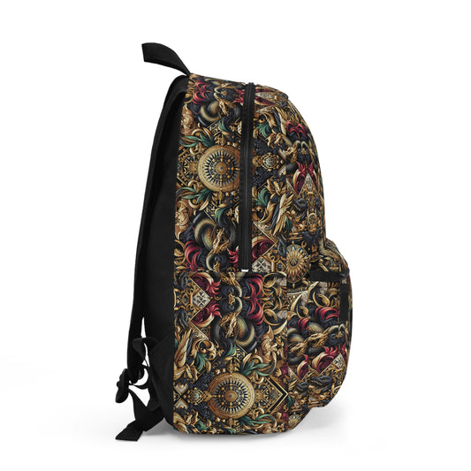 Digital Renaissance Luxurious Streetwear Inspired By Classical Art With a Modern Twist Backpack - 8404 Design-76