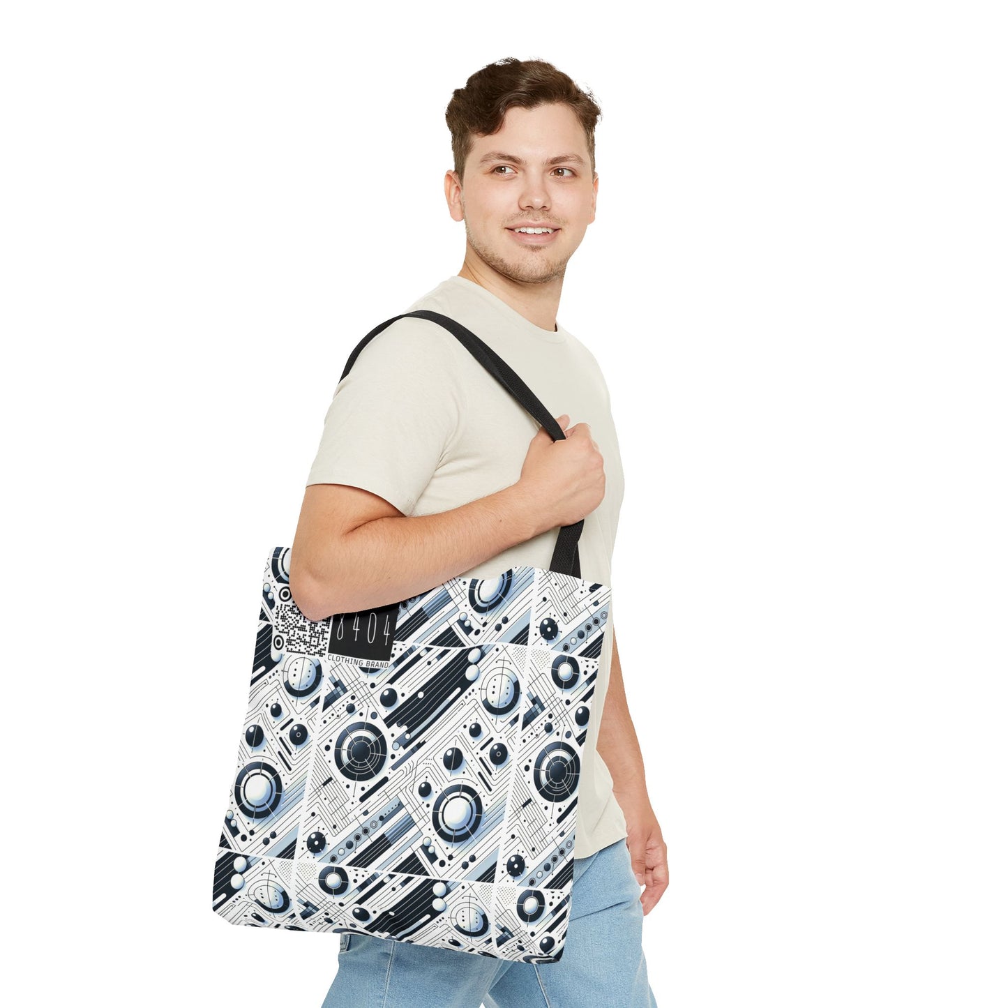 Tech Minimalism Minimalist Tech Tote Bag - 8404 Design-70