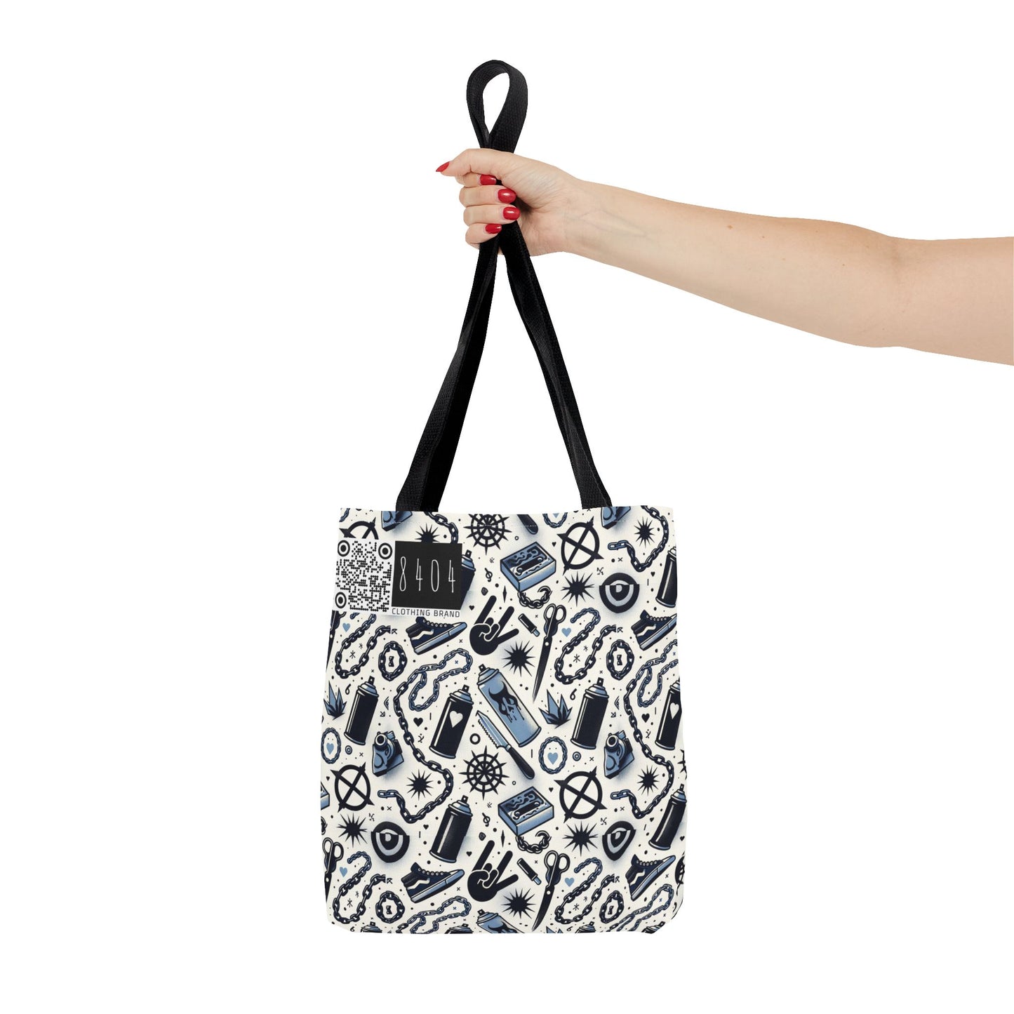 Cultural Rebellion Graphics Edgy and Rebellious With a Hint of Nostalgia Tote Bag - 8404 Design-57