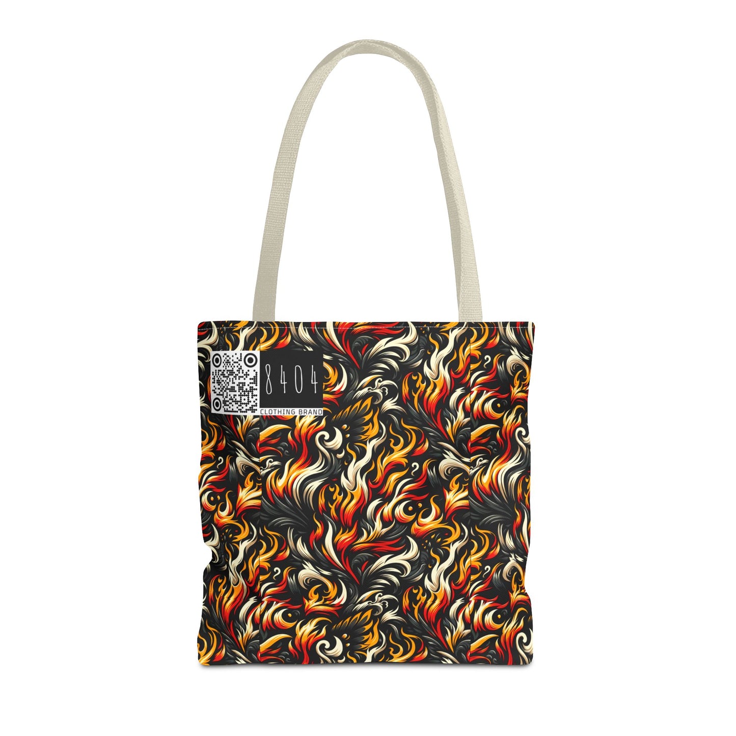 Fire & Flames Bold Streetwear Statement Tote Bag - 8404 Design-55