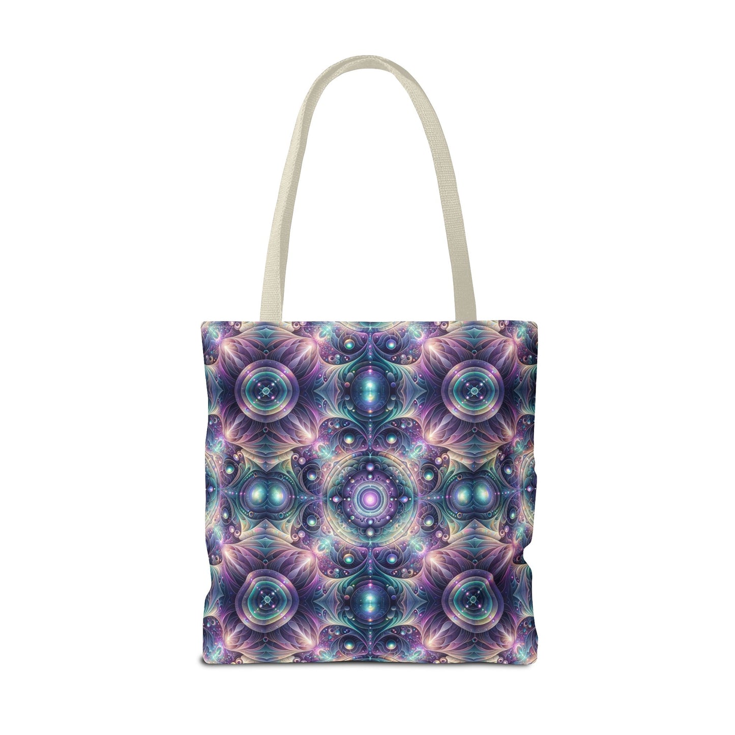 Iridescent Tech Fusion Tech-Forward Streetwear Tote Bag - 8404 Design-61