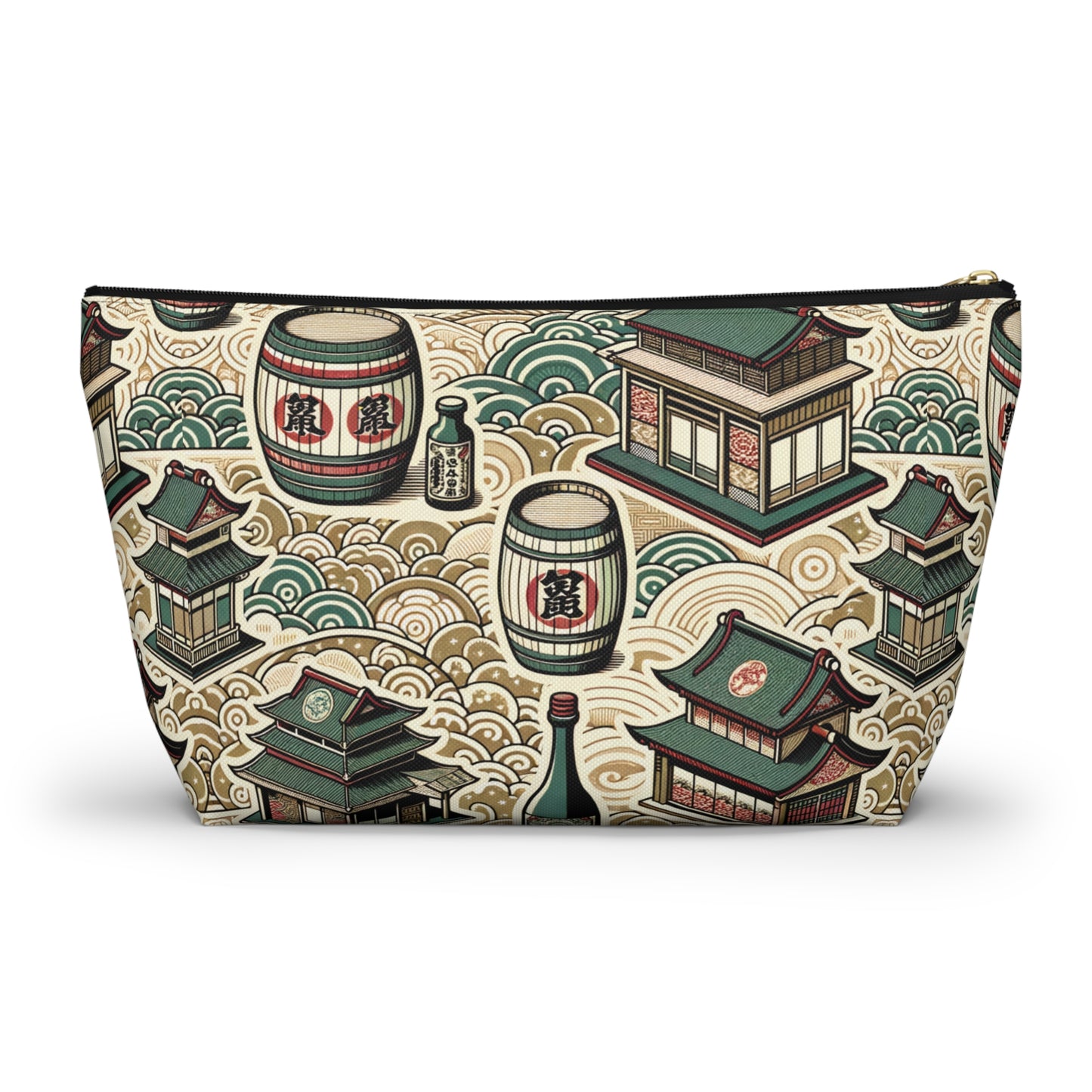 Cultural Artisanal Fusion Contemporary Cultural Elegance Accessory Pouch W T-Bottom - 8404 Design-68