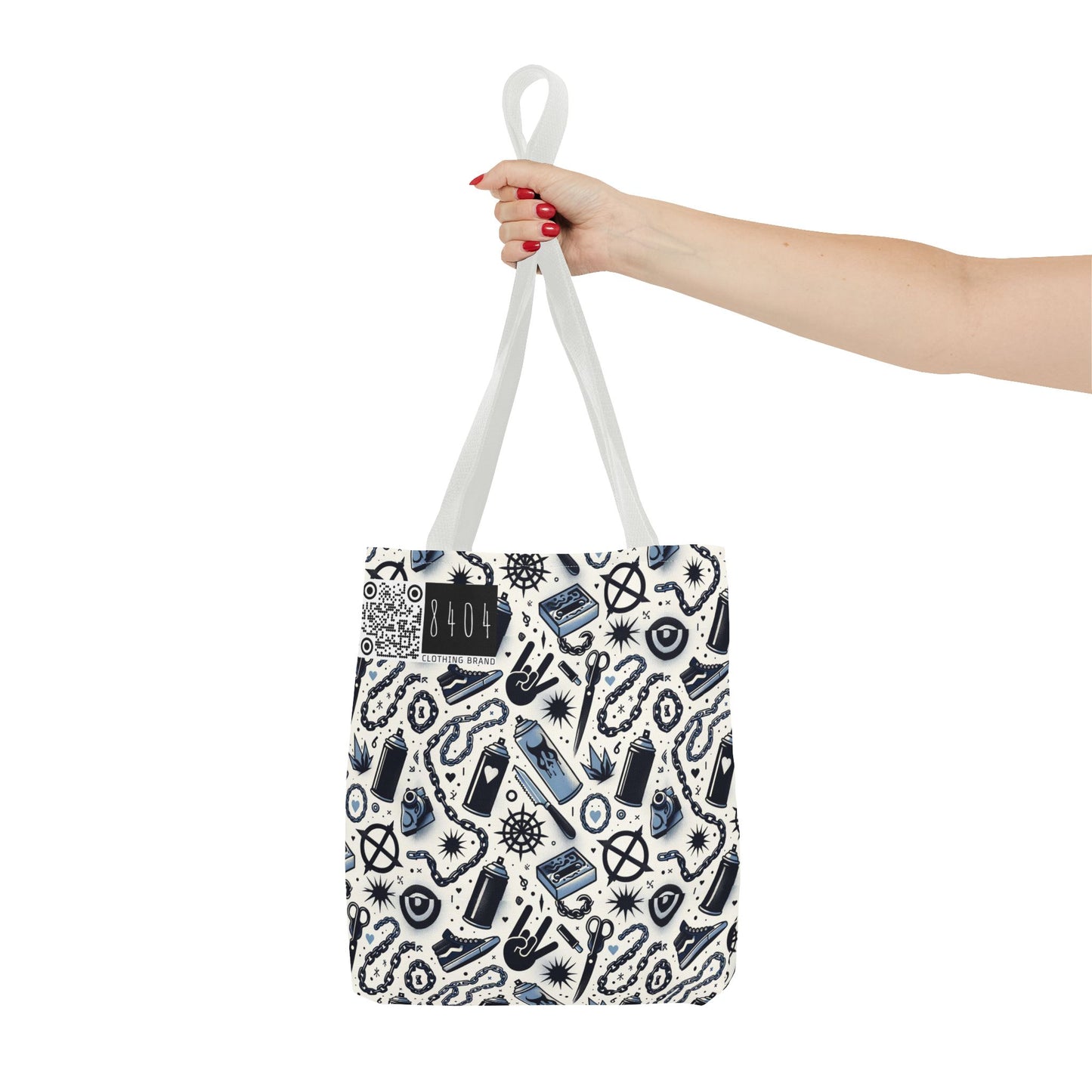 Cultural Rebellion Graphics Edgy and Rebellious With a Hint of Nostalgia Tote Bag - 8404 Design-57