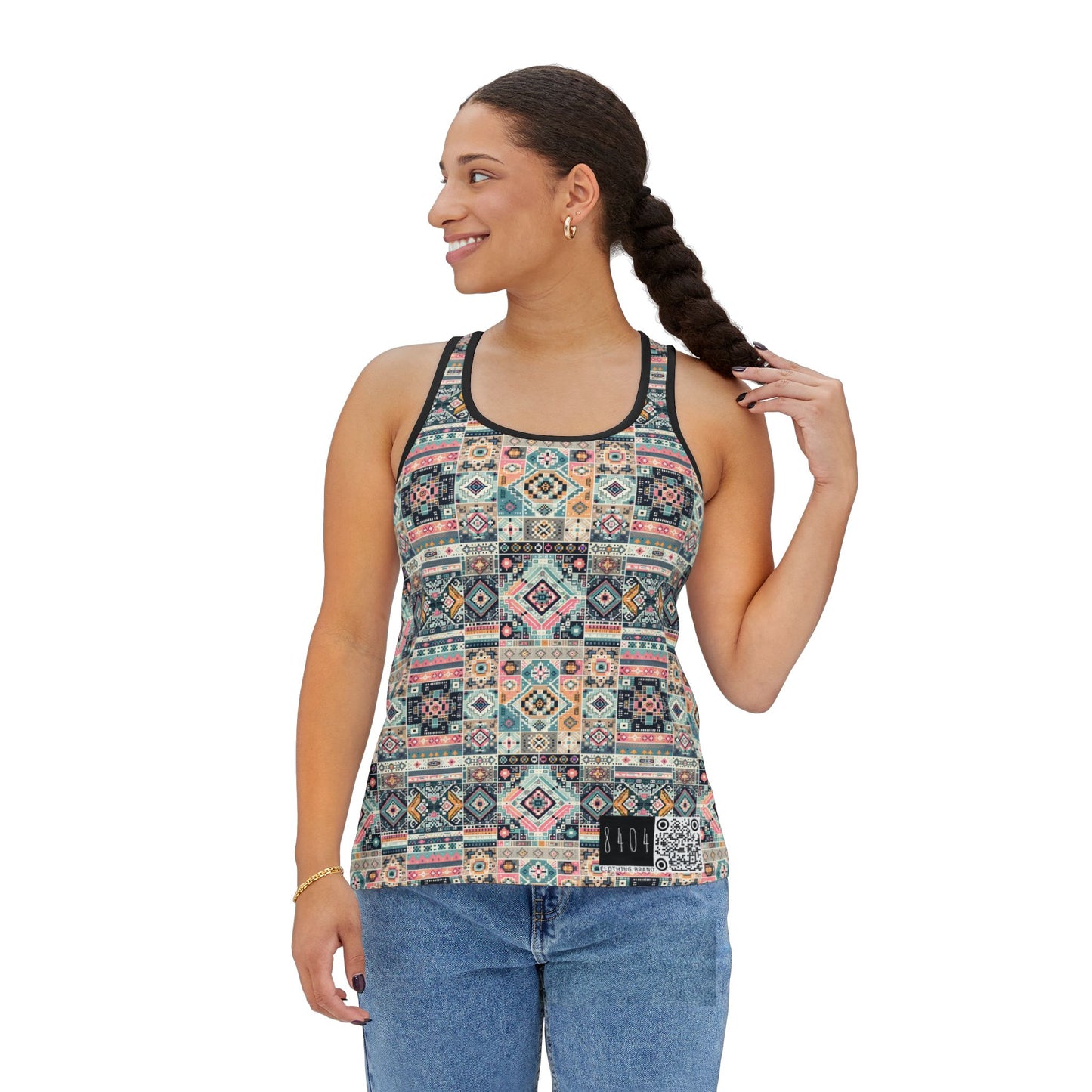 Digital Artisanal Fusion Digital Artisanal Women's Tank Top - 8404 Design-55