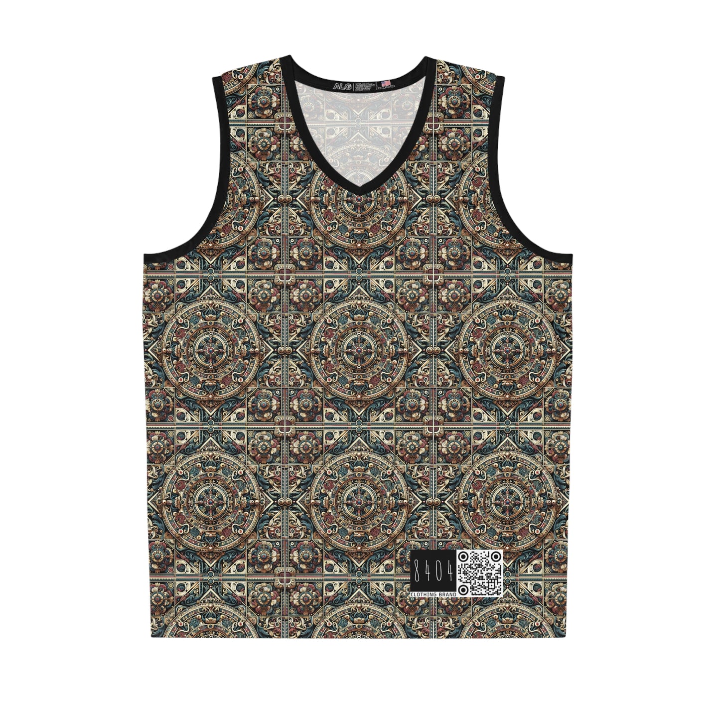 Urban Renaissance Historical Fusion With Street Edge Basketball Jersey - 8404 Design-57