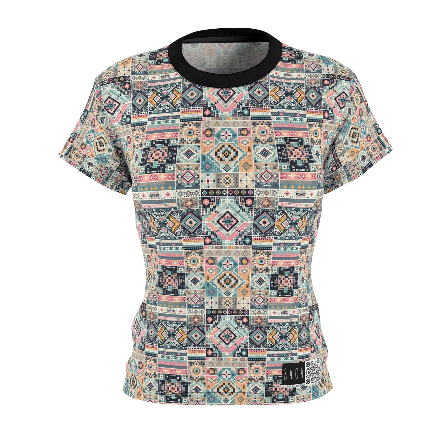 Digital Artisanal Fusion Digital Artisanal Women's Cut & Sew Tee - 8404 Design-55