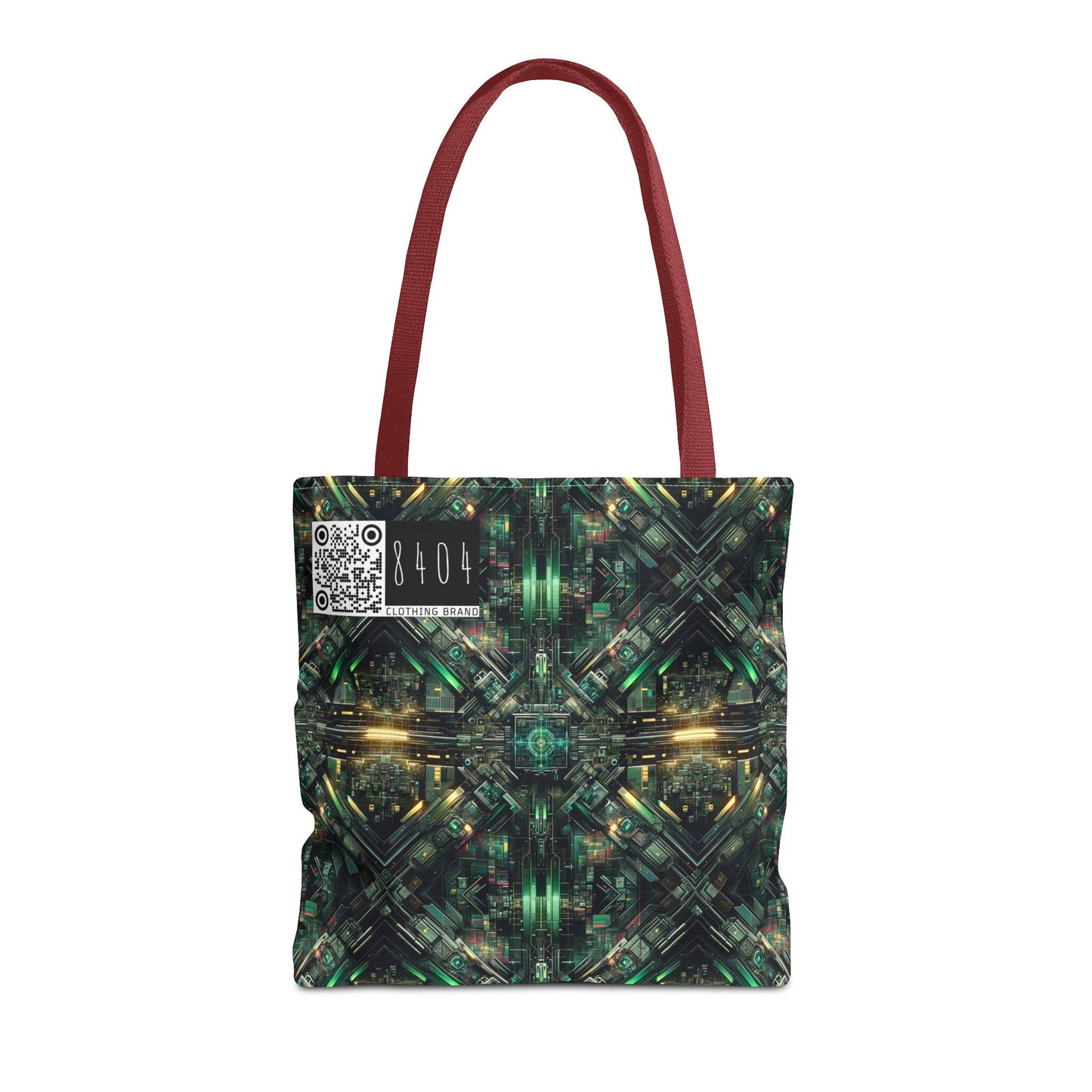Tech Noir Graphics Tech-Inspired Streetwear Tote Bag - 8404 Design-56