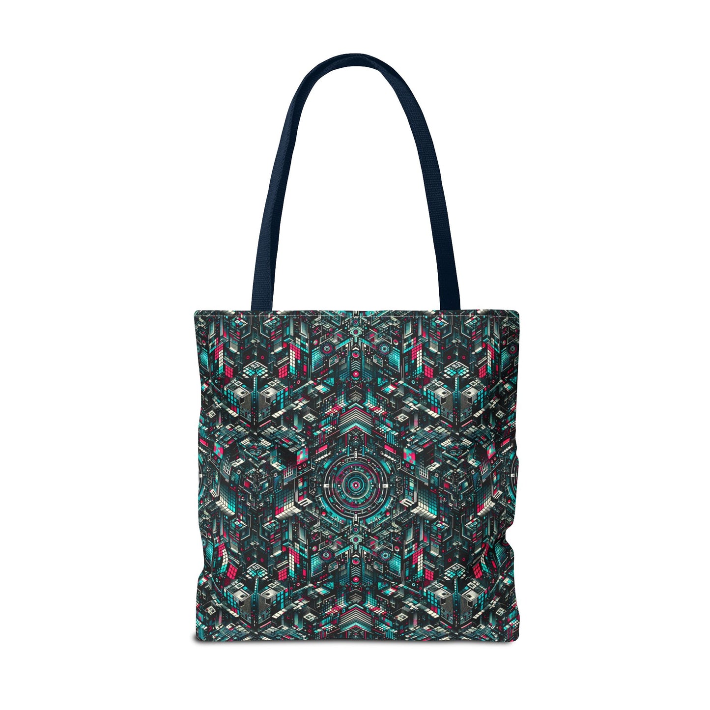 Digital Rebellion Tech-Inspired Streetwear Tote Bag - 8404 Design-54