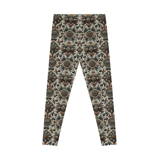 Neo-Dandyism Modern Dandy Streetwear Stretch Leggings - 8404 Design-51