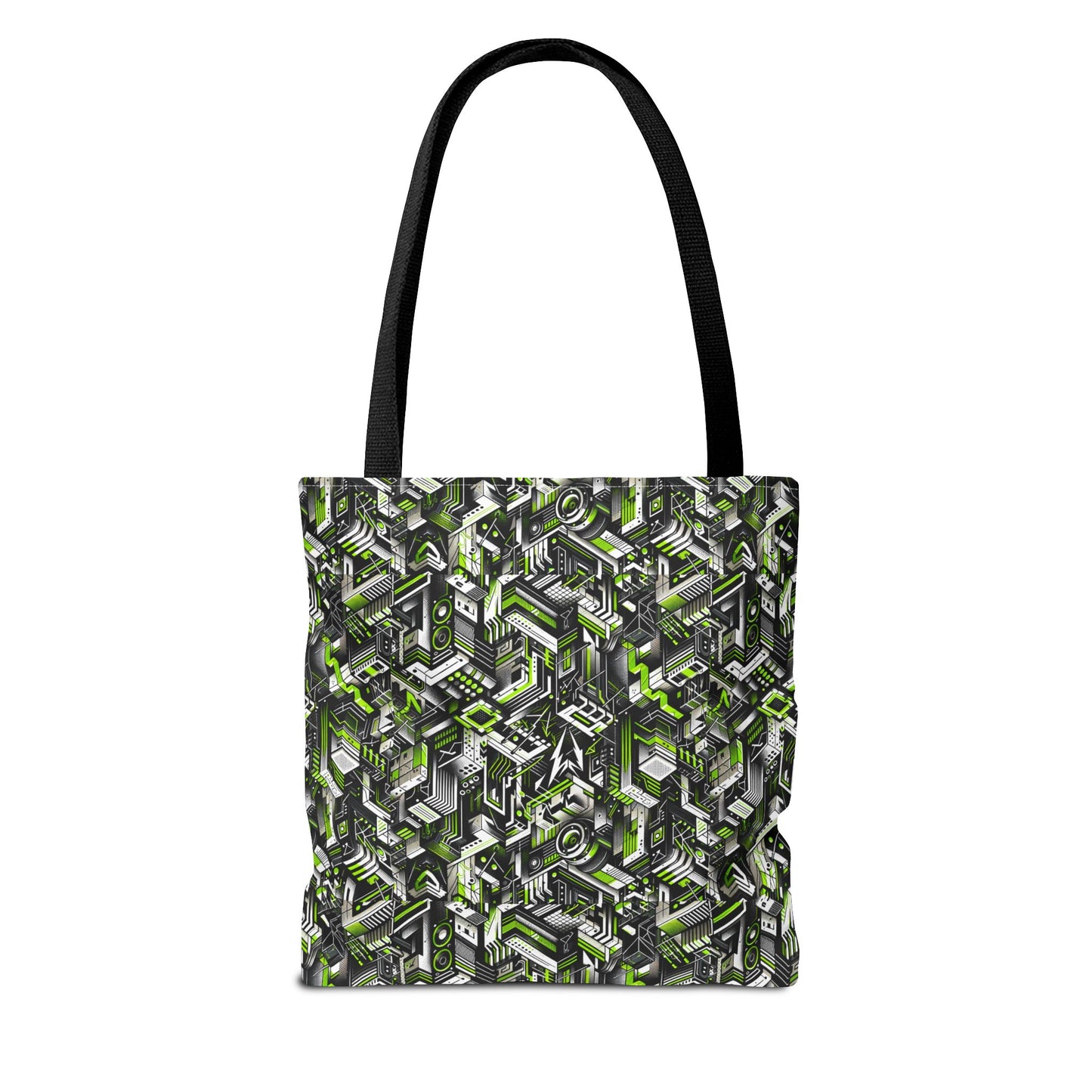 Graffiti Tech Fusion Bold Streetwear Fusion Tote Bag - 8404 Design-53