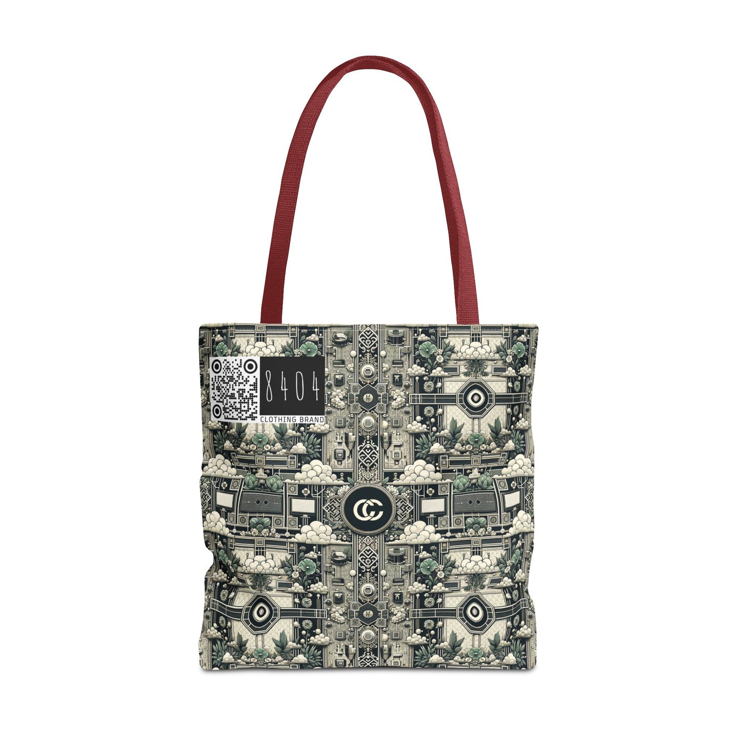Cyber Garden Party Tech Garden Extravaganza Tote Bag - 8404 Design-54