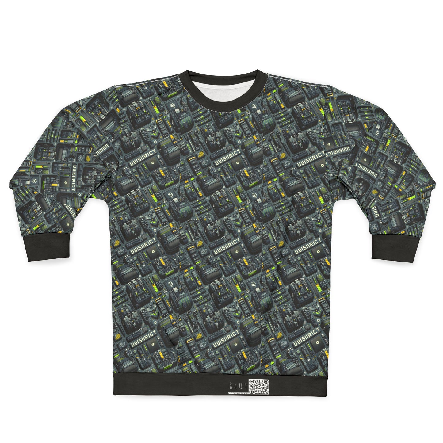 Tech Utility Streetwear Futuristic Tech-Forward Sweatshirt - 8404 Design-47