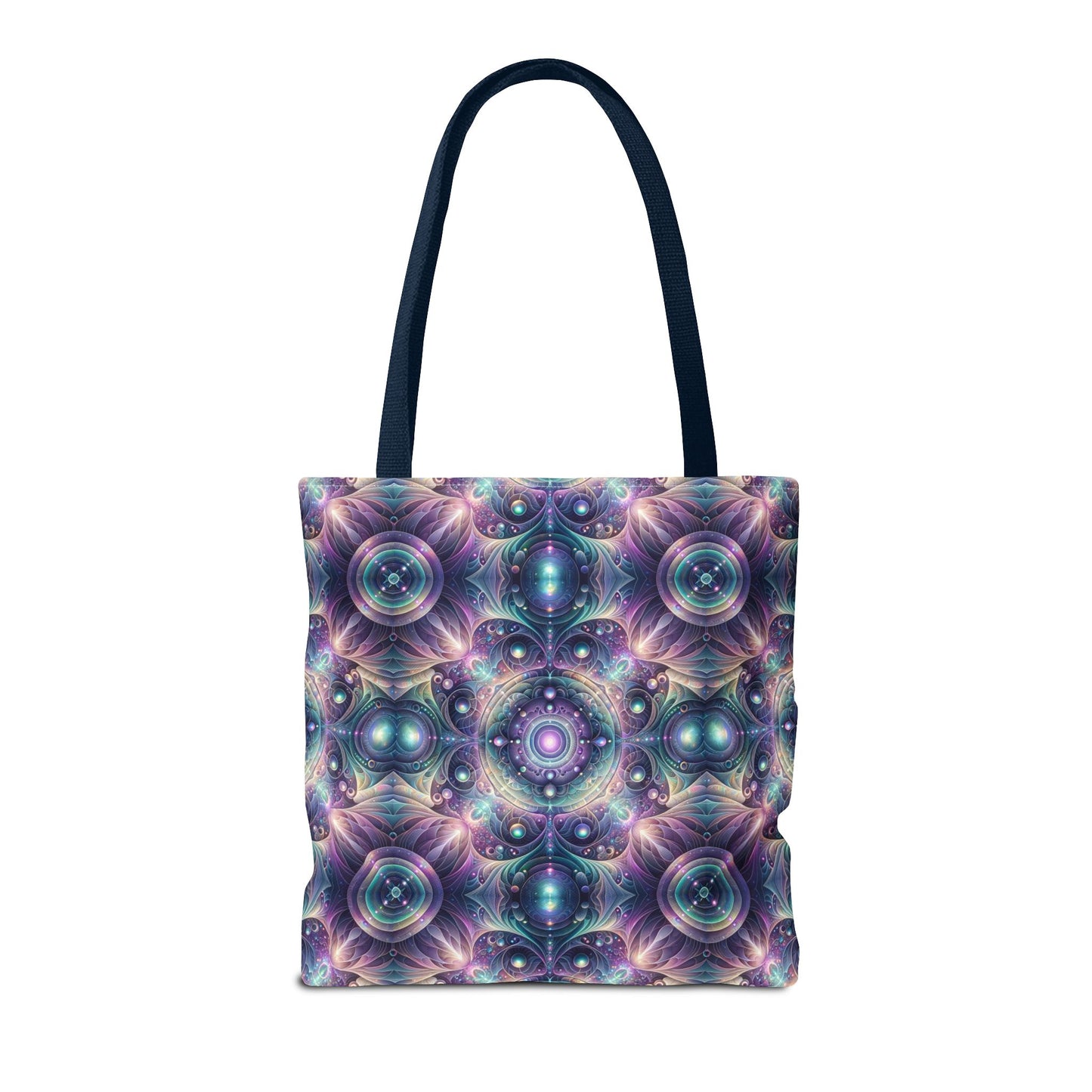 Iridescent Tech Fusion Tech-Forward Streetwear Tote Bag - 8404 Design-61