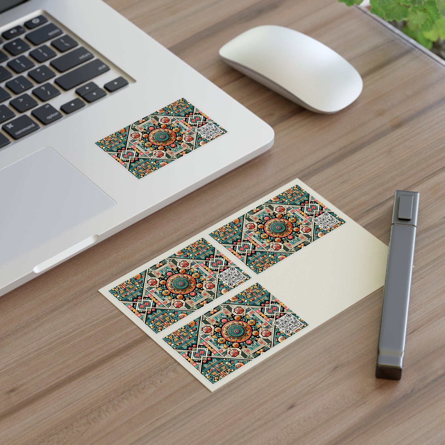 Cultural Fusion Tech Blend of Cultural Heritage With Tech-Inspired Elements Sticker Sheets - 8404 Design-74