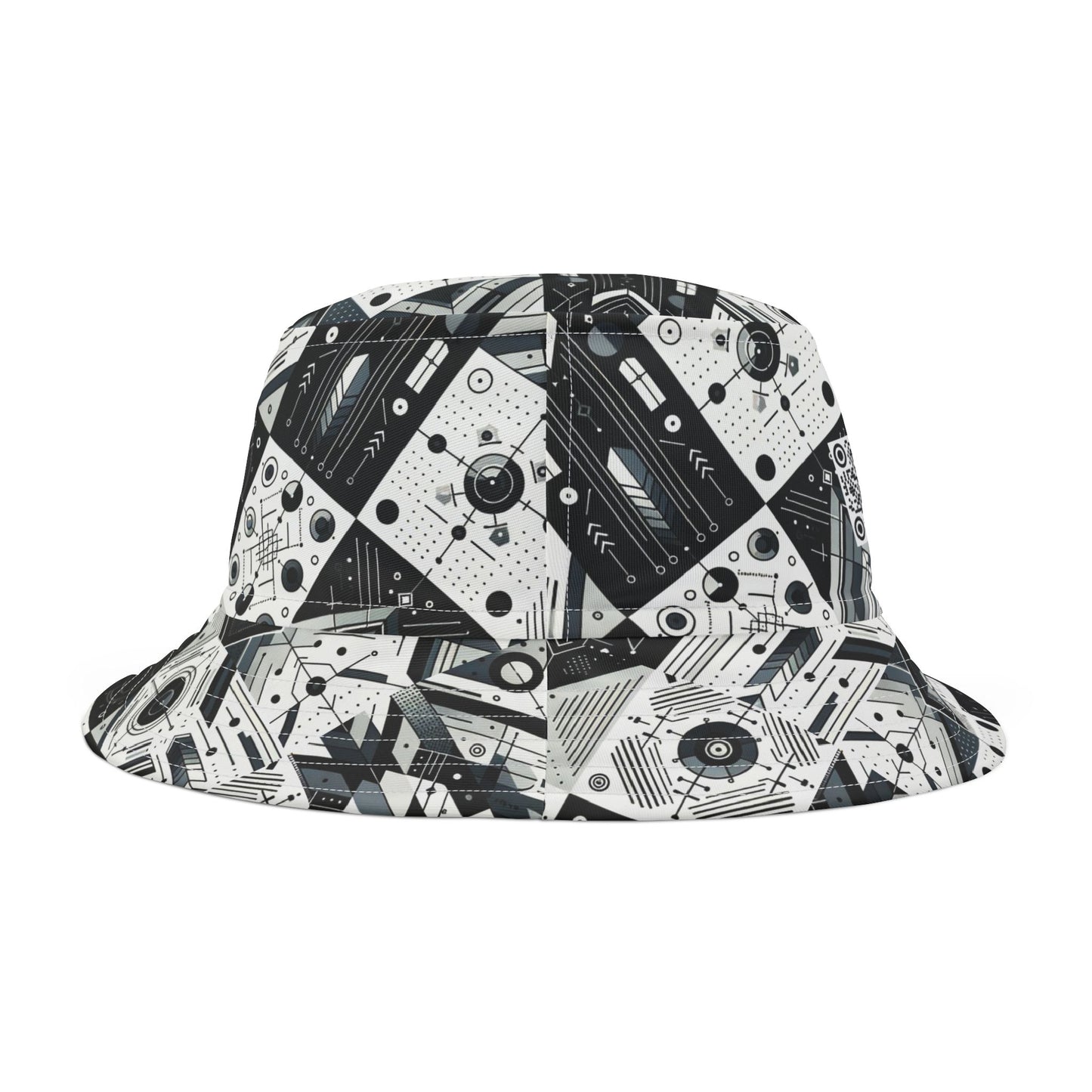 Digital Minimalism Minimalist Tech Bucket Hat - 8404 Design-50