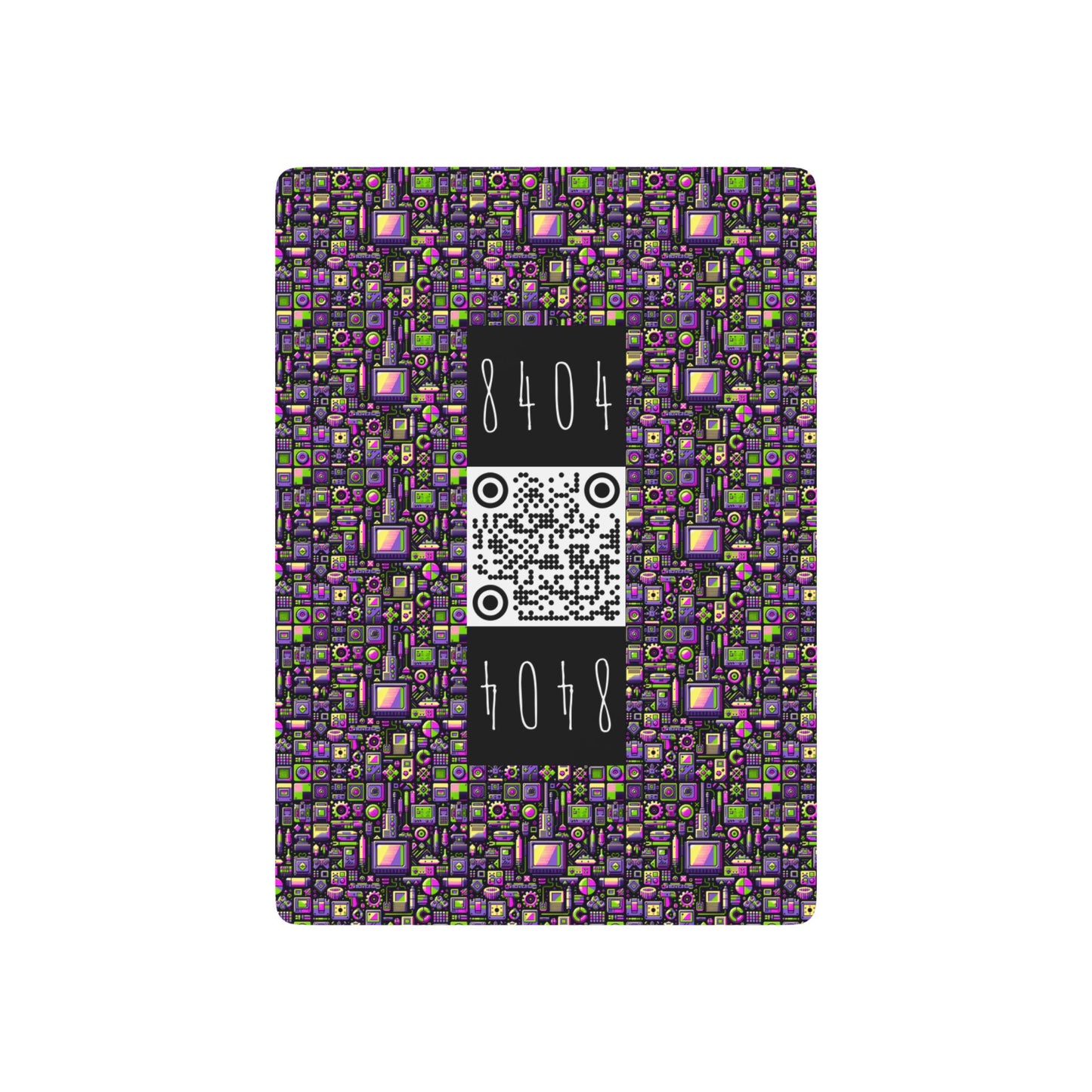 Digital Nostalgia Remix Modern Vintage Fusion Poker Playing Cards - 8404 Design-67 S
