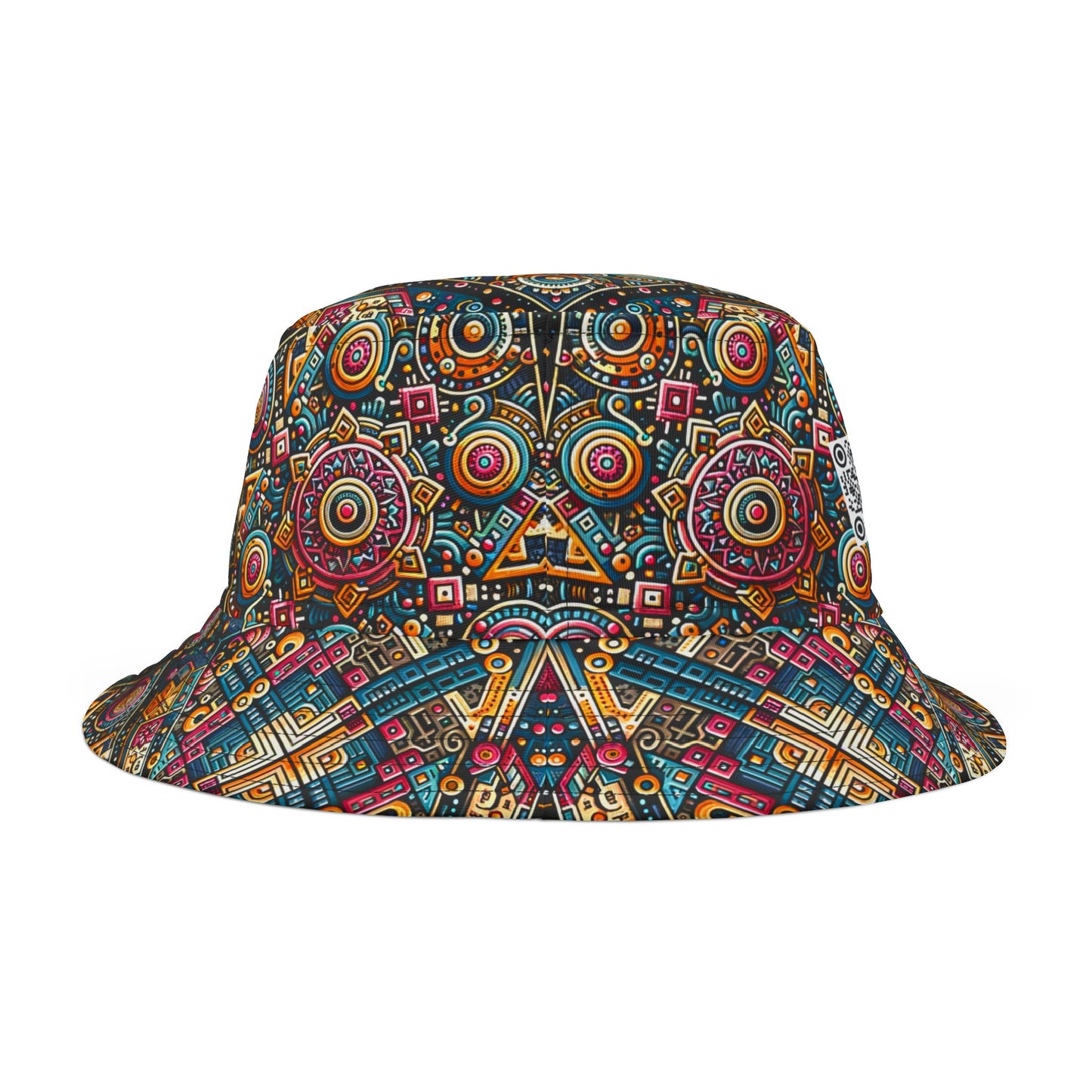 Cultural Fusion Tech Blend of Cultural Heritage With Tech-Inspired Elements Bucket Hat - 8404 Design-58