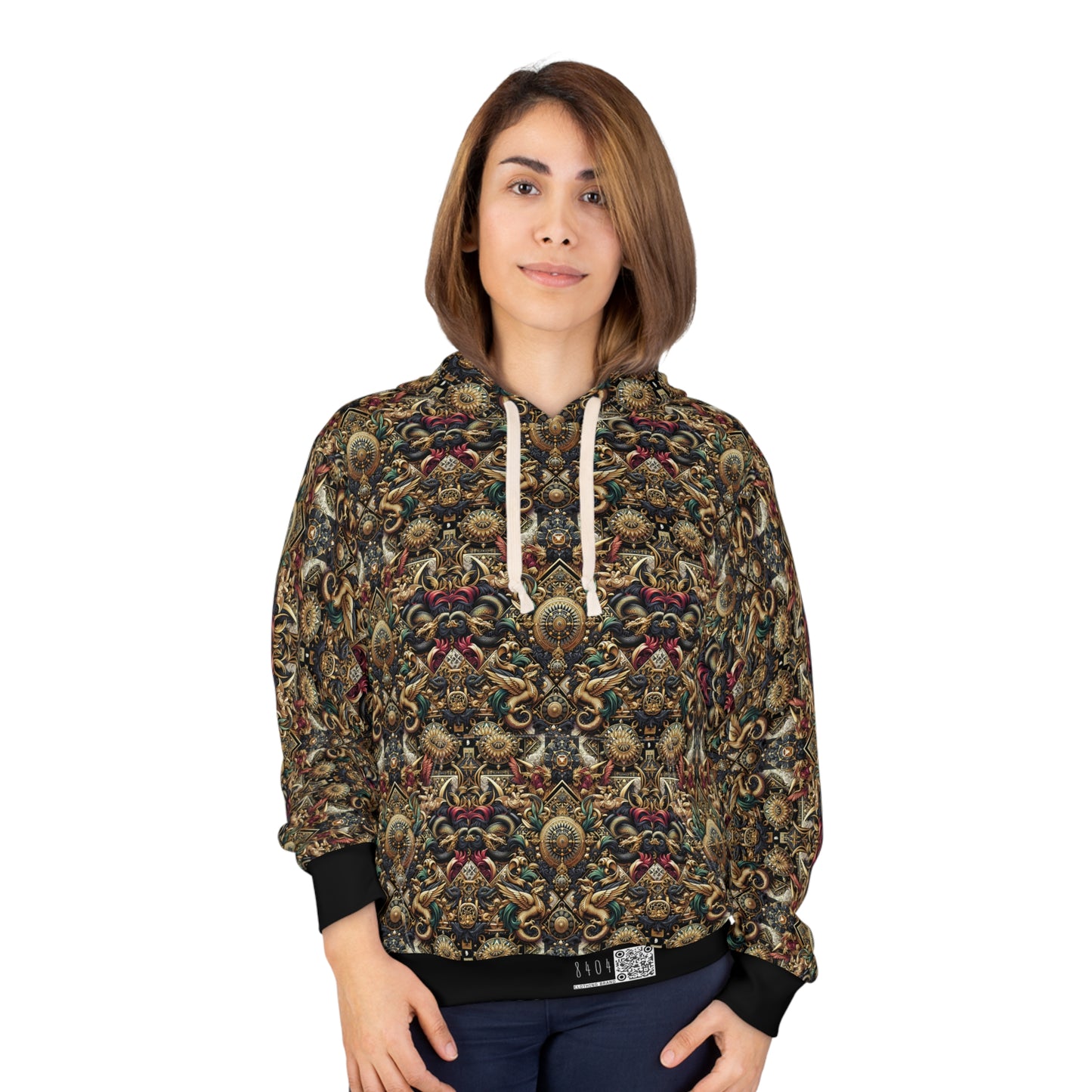 Digital Renaissance Luxurious Streetwear Inspired By Classical Art With a Modern Twist Pullover Hoodie - 8404 Design-76