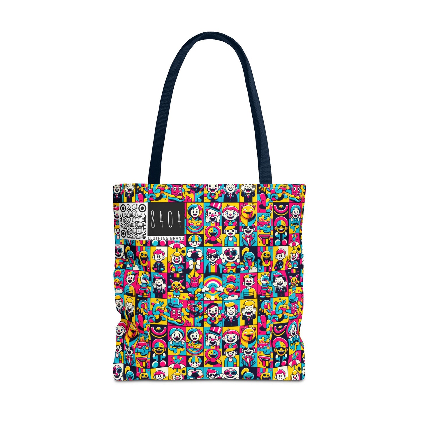 Neon Pop Playful Pop Culture Mashup Tote Bag - 8404 Design-60