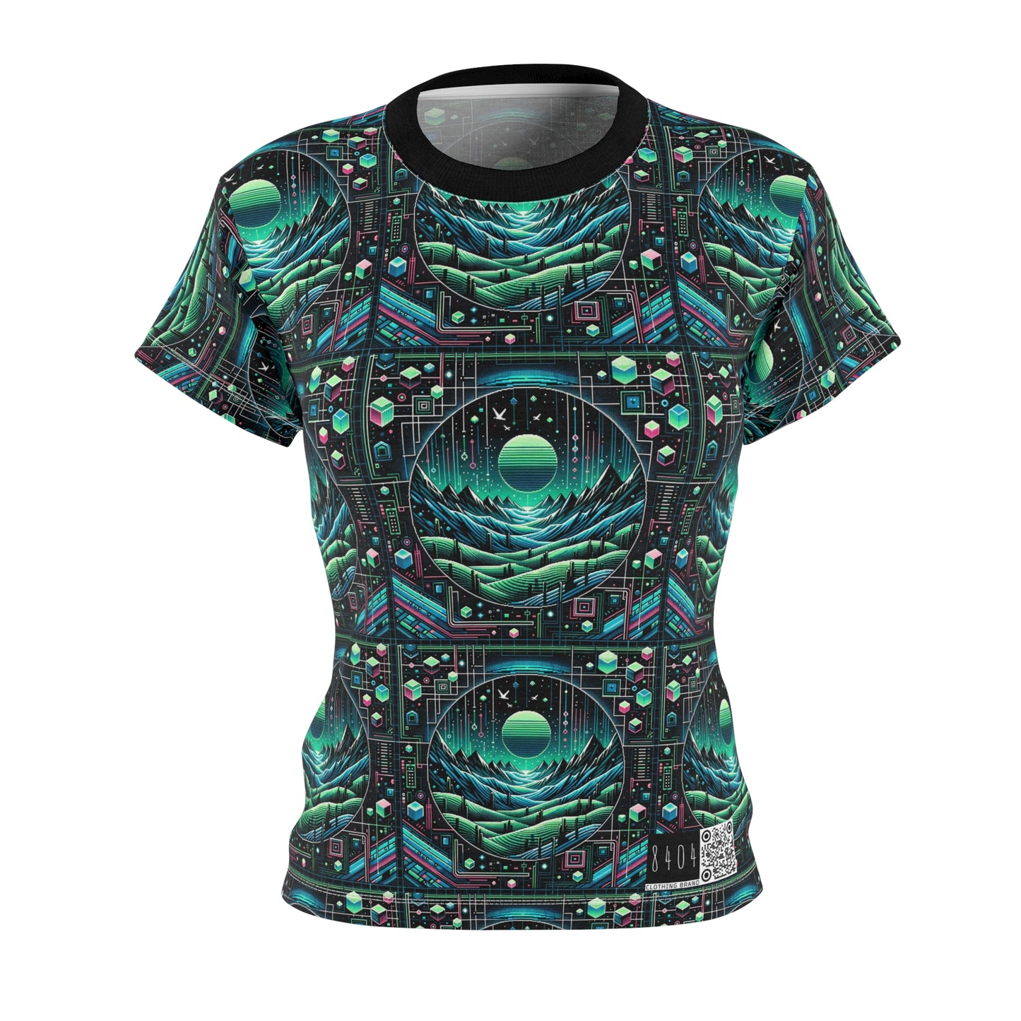 Digital Adventure Graphics Digital Explorer Women's Cut & Sew Tee - 8404 Design-59