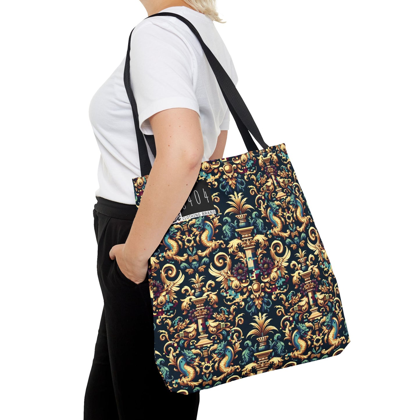 Digital Renaissance Modern Baroque Fusion Tote Bag - 8404 Design-57