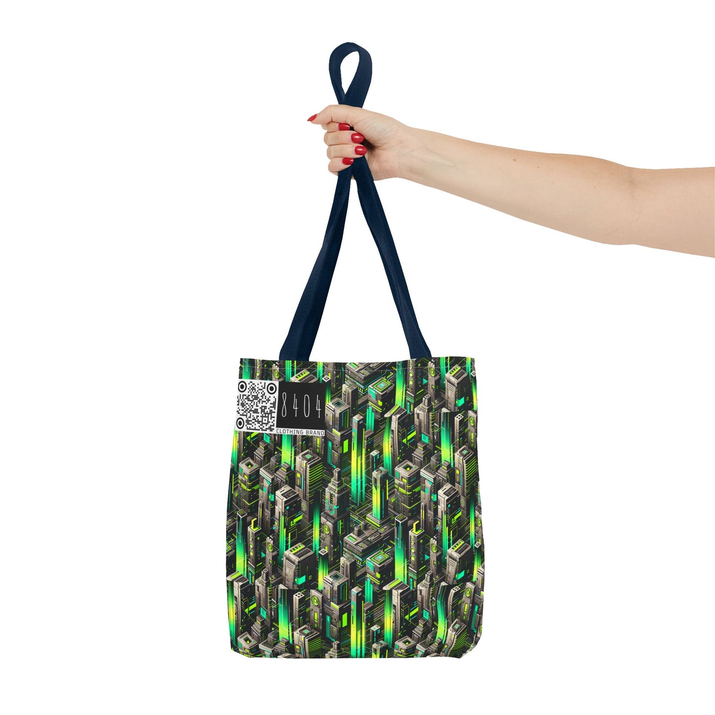 Digital Rebellion Tech-Forward Streetwear Tote Bag - 8404 Design-63