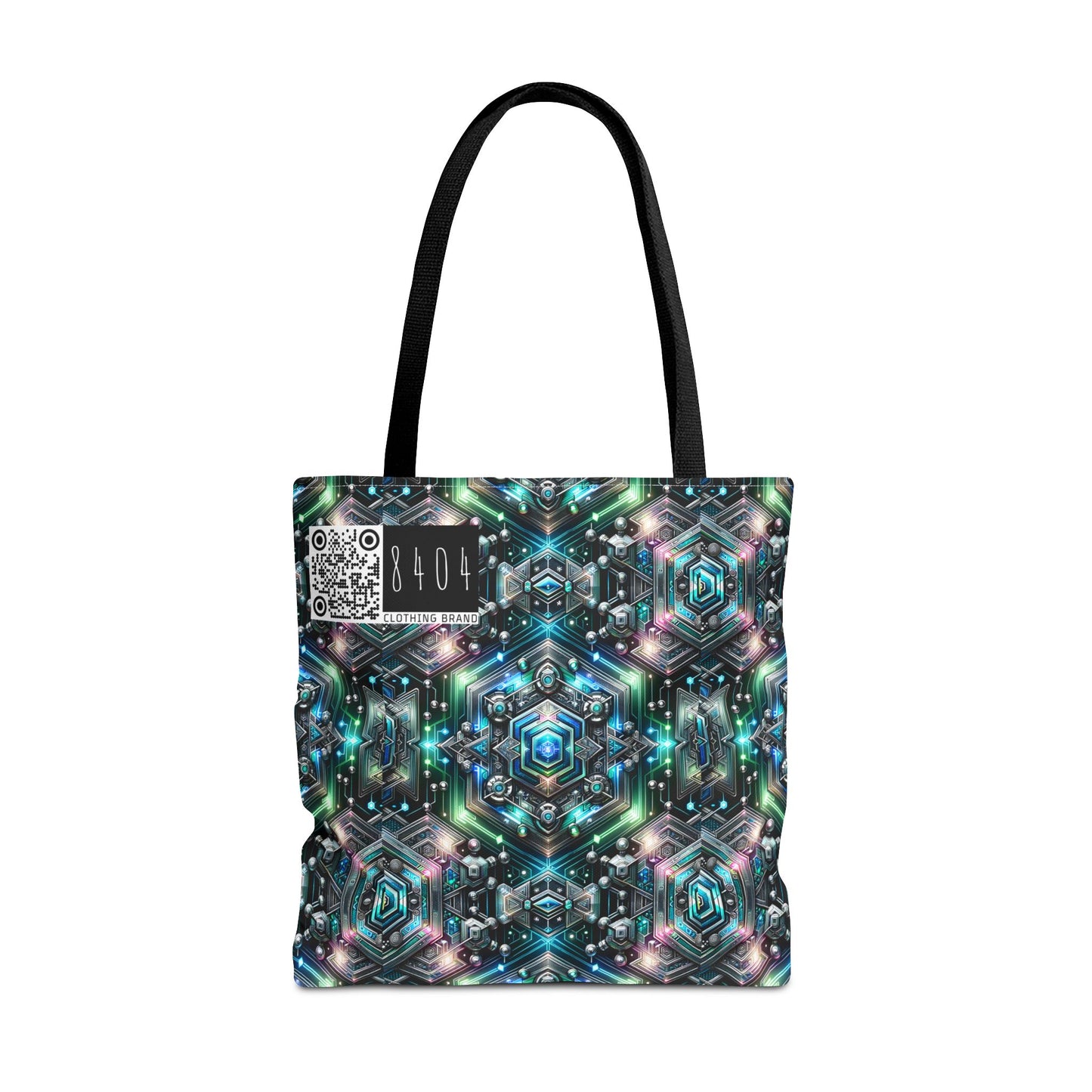 Tech-Infused Futurism Futuristic Tech Tote Bag - 8404 Design-63