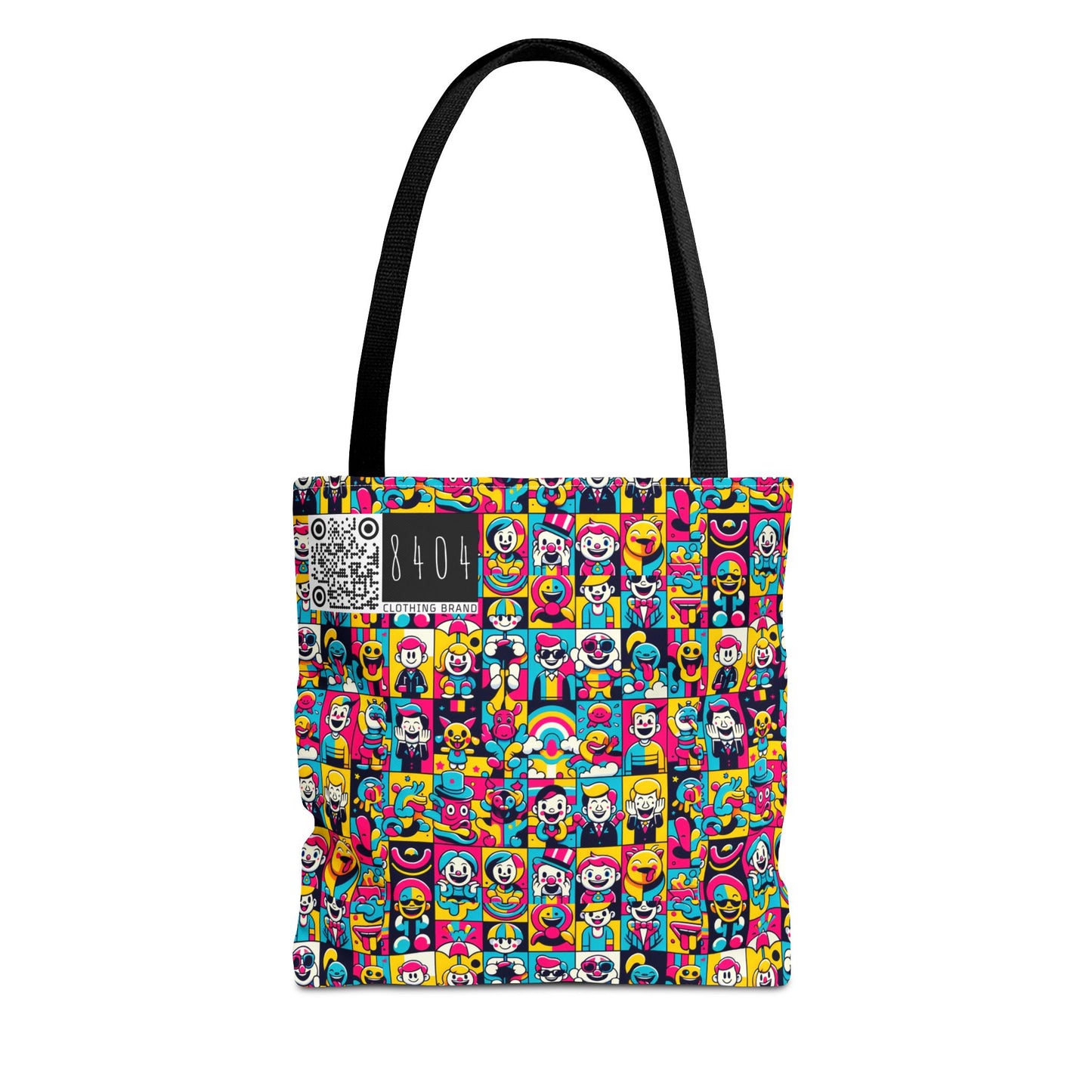 Neon Pop Playful Pop Culture Mashup Tote Bag - 8404 Design-60