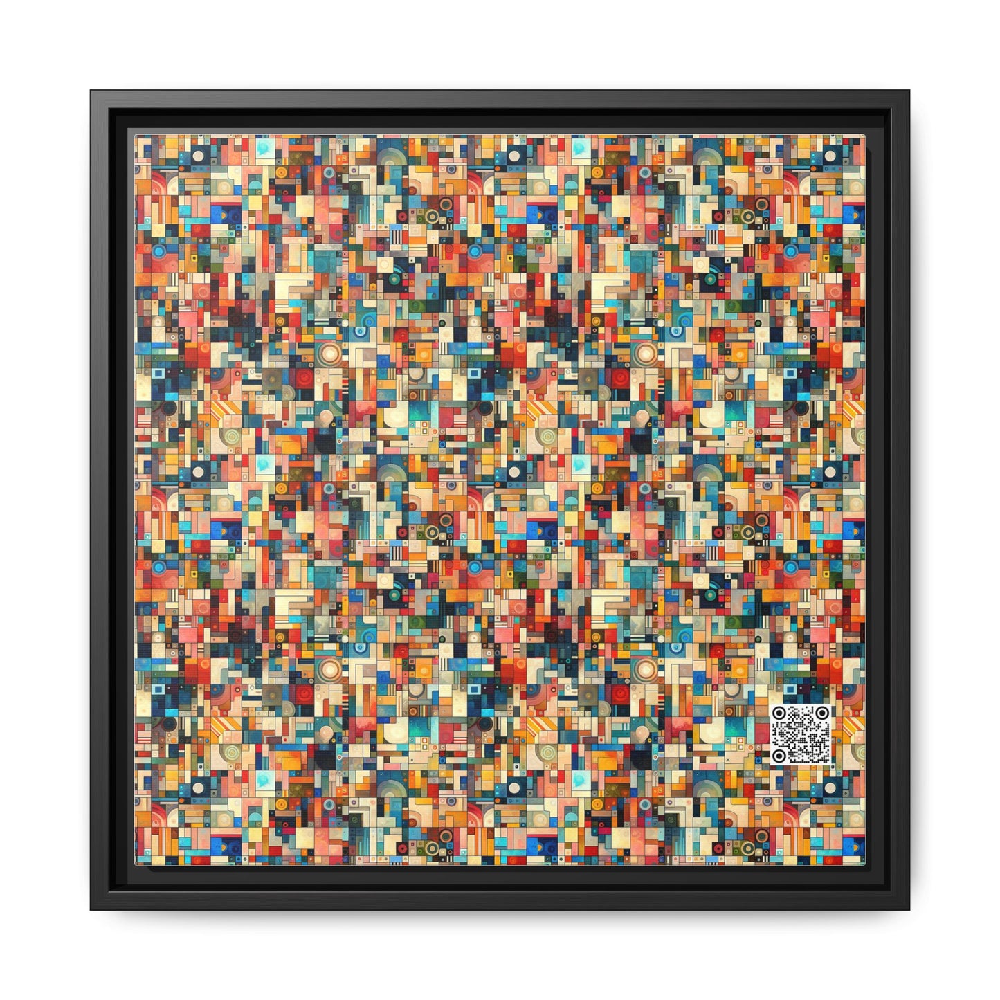 Digital Artistic Expression Artistic Streetwear Matte Canvas, Framed (multi-Color) - 8404 Design-46 B