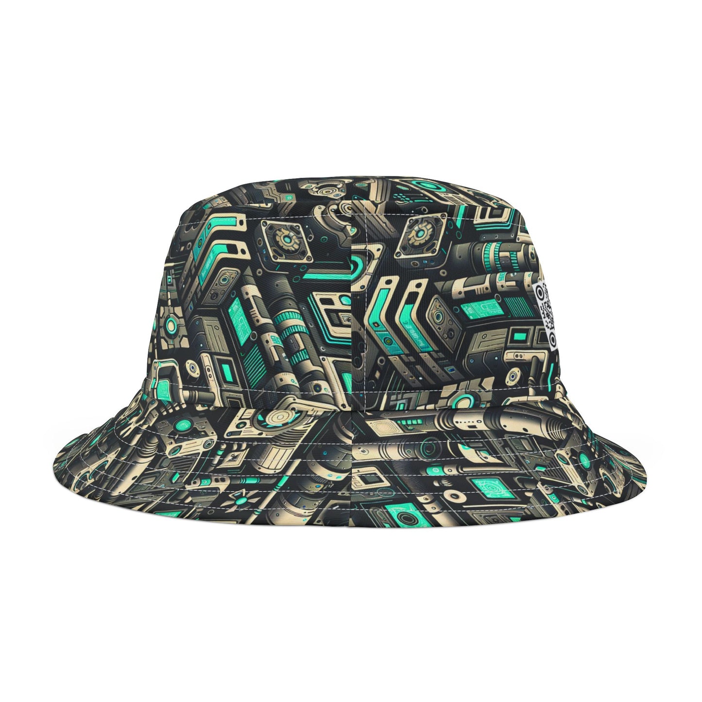 Tech Utility Fusion Modern Tech Streetwear Bucket Hat - 8404 Design-49