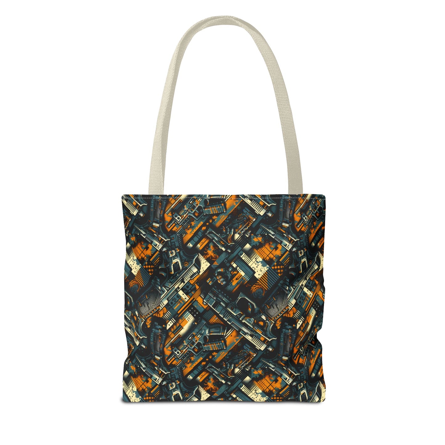 Digital Punk Futuristic Grunge Tote Bag - 8404 Design-47