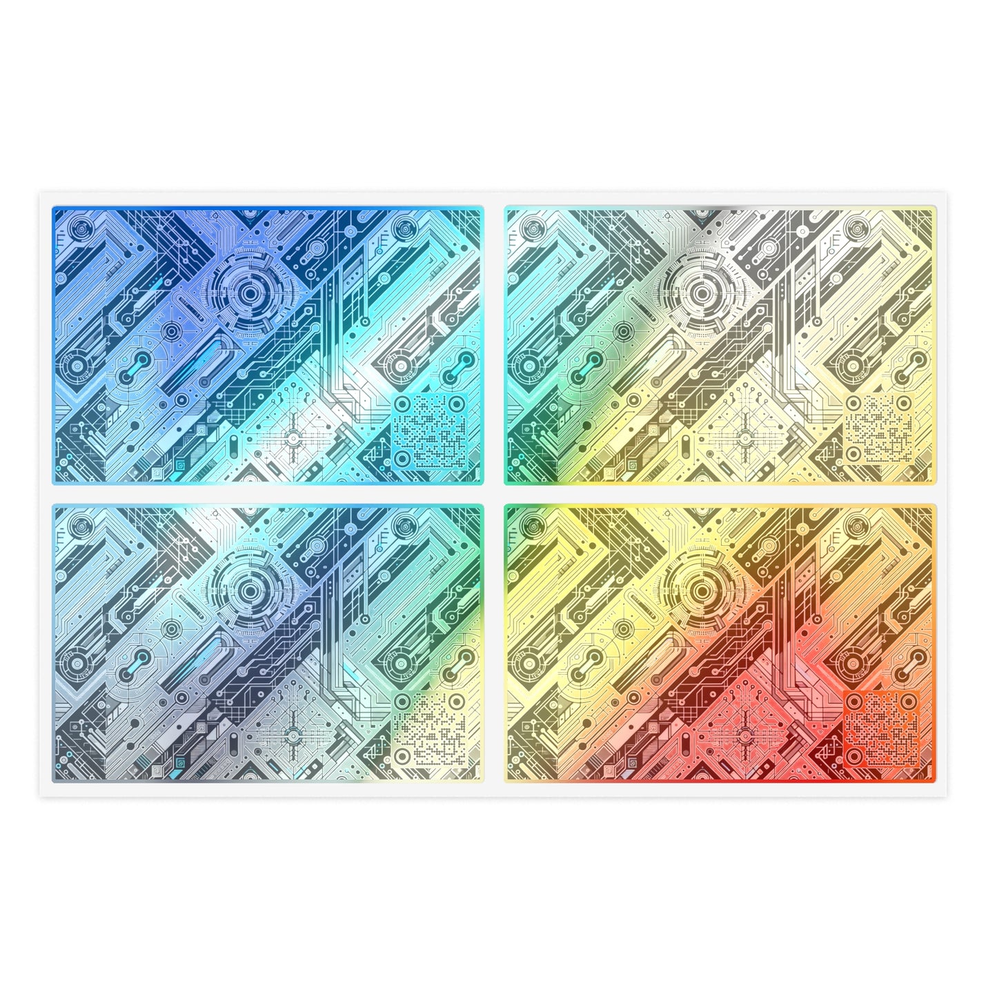 Tech-Infused Streetwear Tech-Forward Minimalism Sticker Sheets - 8404 Design-63