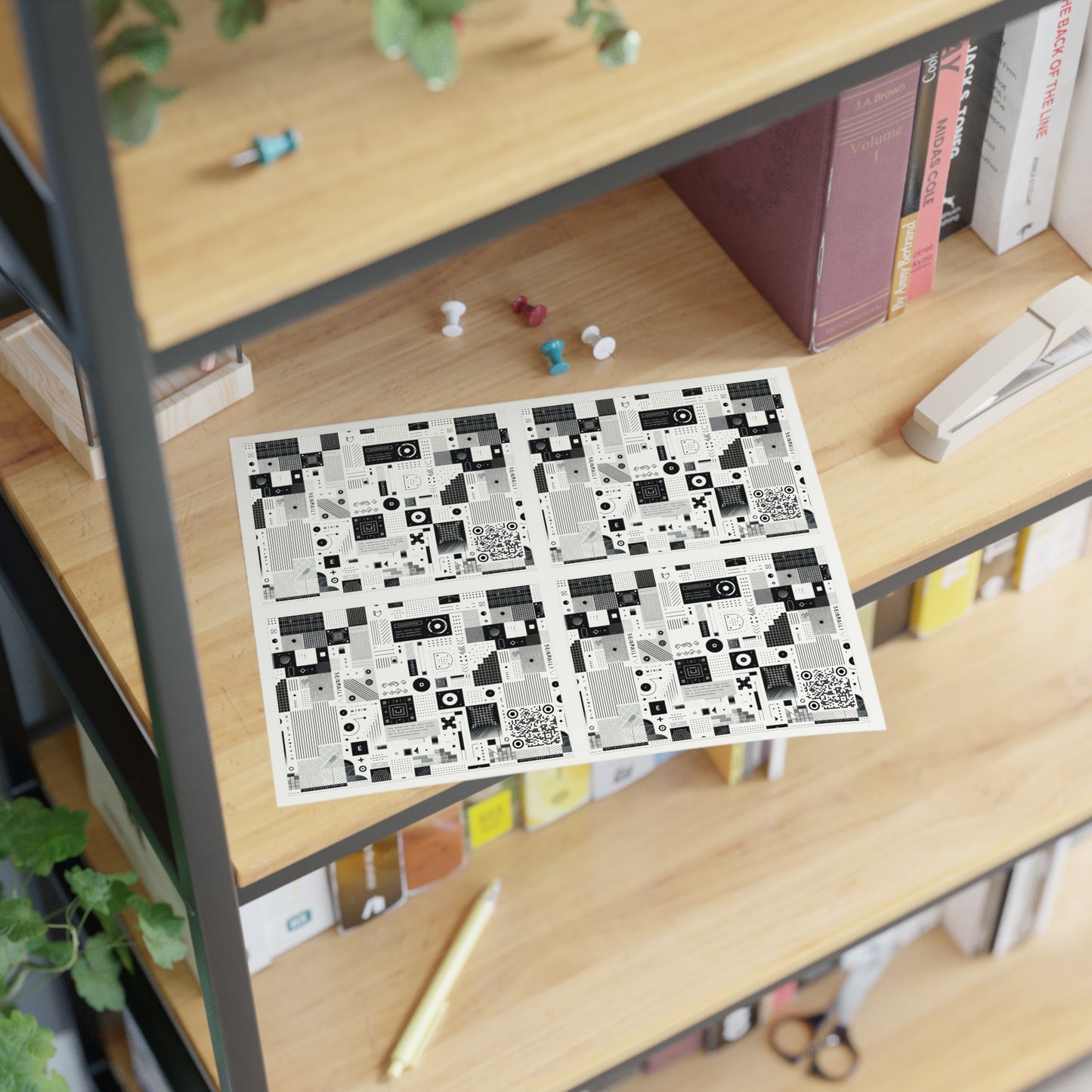 Digital Minimalism Minimalist Tech Sticker Sheets - 8404 Design-50