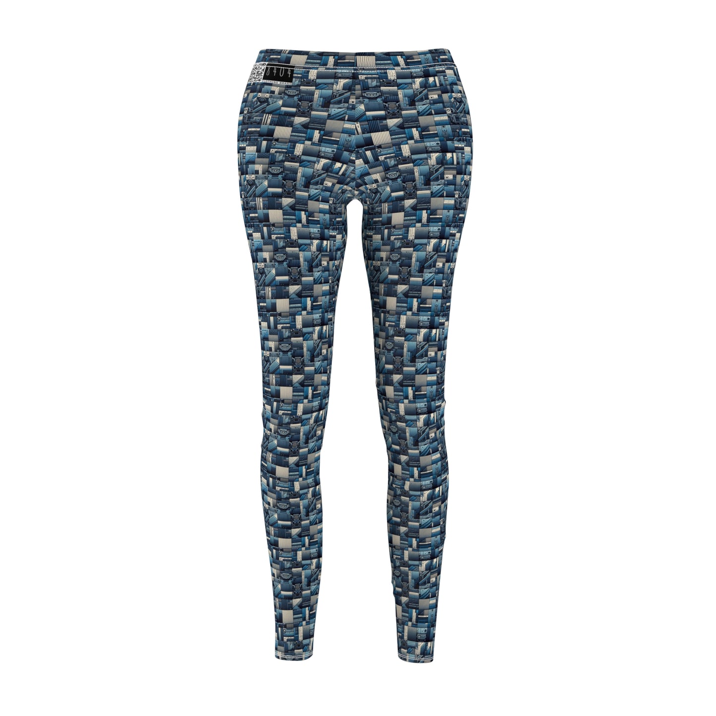 Tech-Inspired Utility Tech-Forward Streetwear With Utilitarian Edge Women's Cut & Sew Casual Leggings - 8404 Design-44