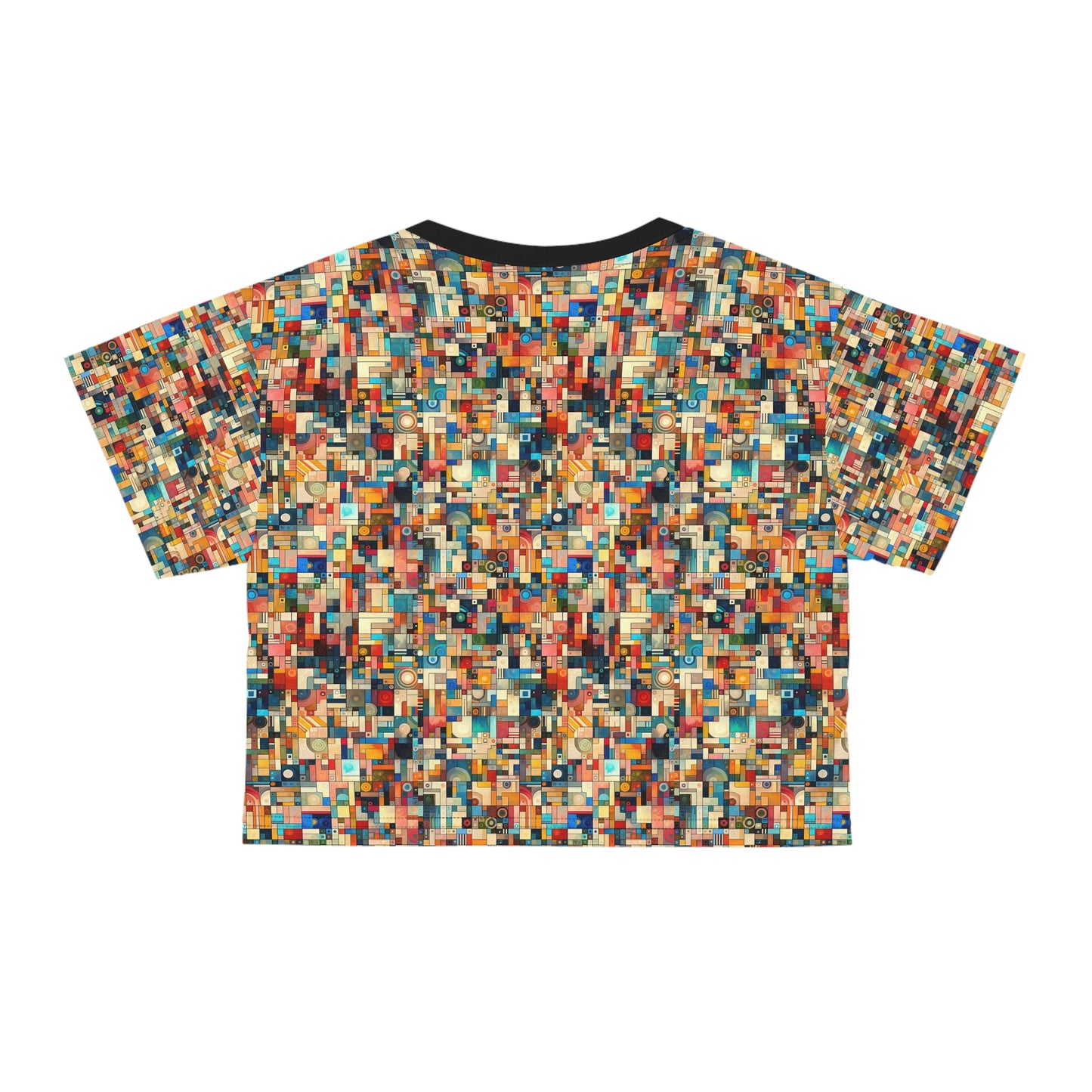 Digital Artistic Expression Artistic Streetwear Crop Tee - 8404 Design-46