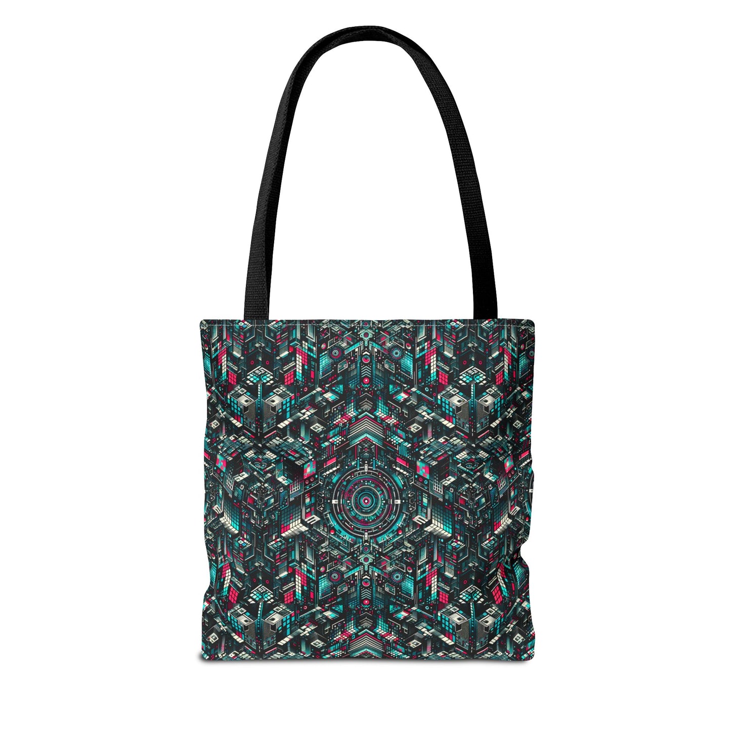 Digital Rebellion Tech-Inspired Streetwear Tote Bag - 8404 Design-54