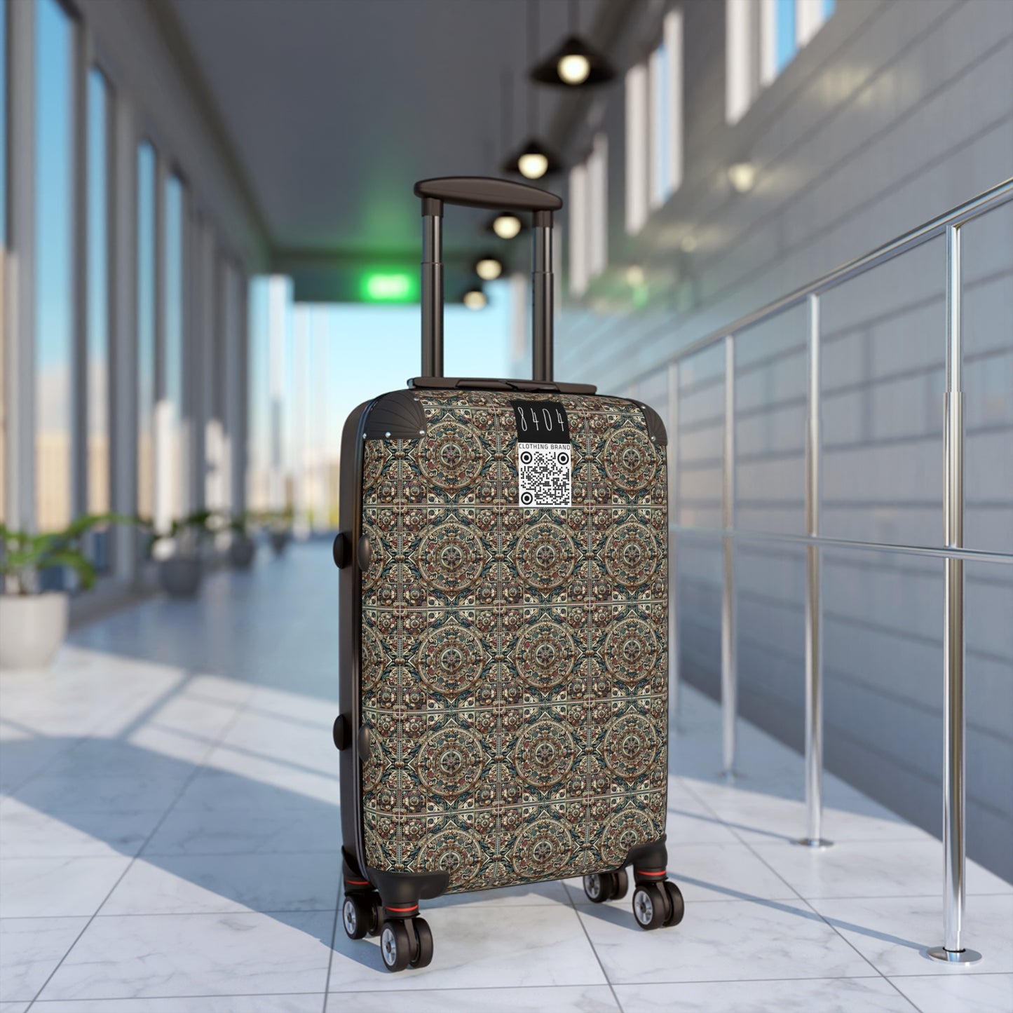 Urban Renaissance Historical Fusion With Street Edge Suitcase - 8404 Design-57