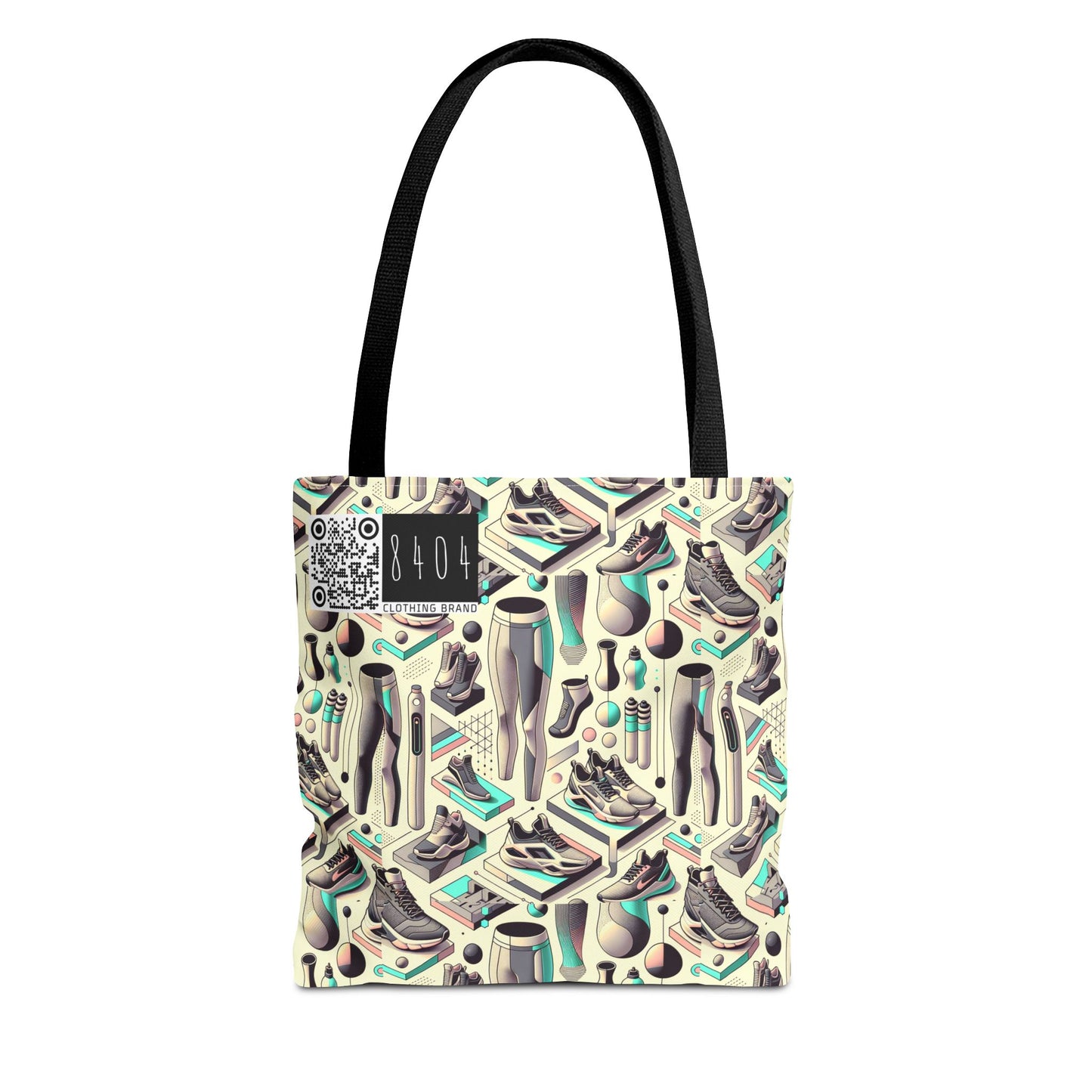 Tech-Infused Athleisure Futuristic Athletic Tech Tote Bag - 8404 Design-44