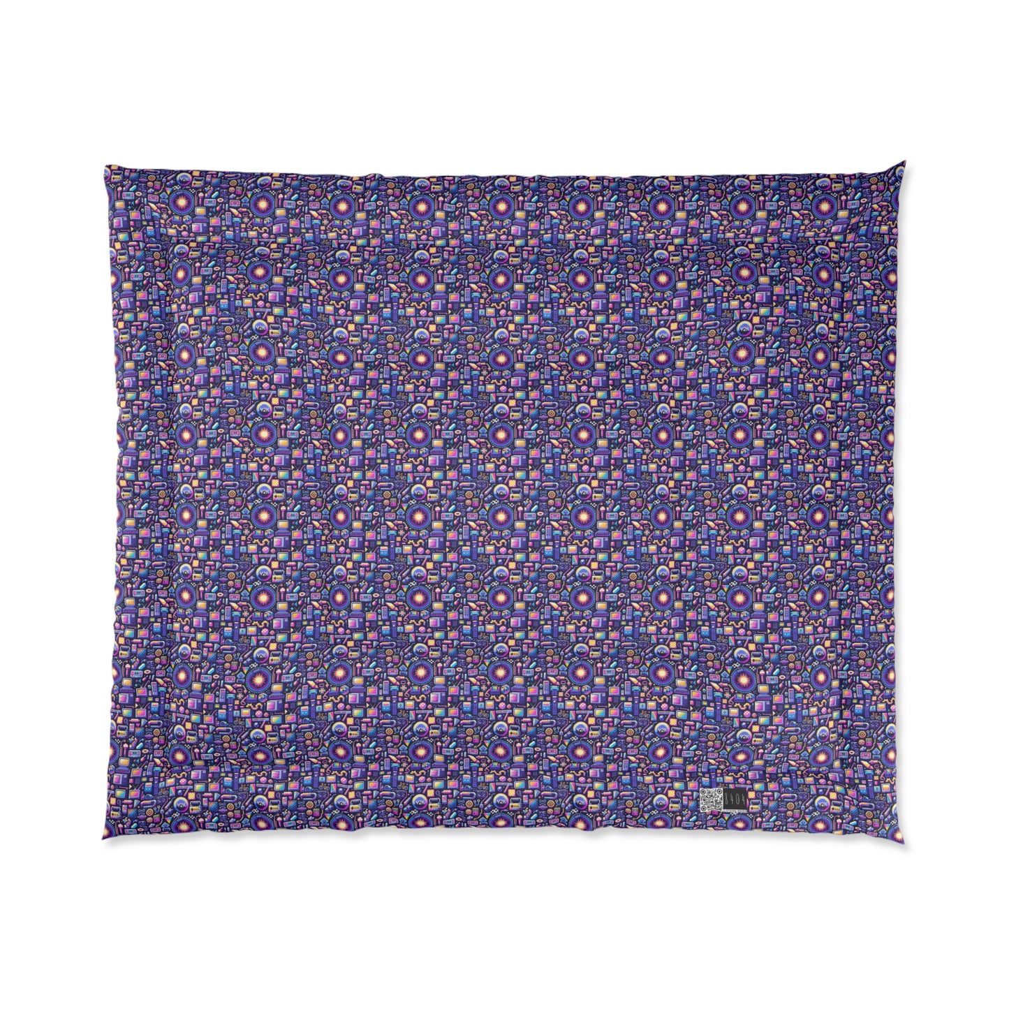 Digital Nostalgia Modern Retro Fusion Comforter - 8404 Design-64