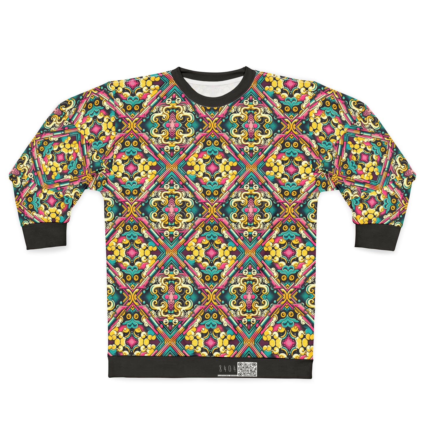 Neon Pop Art Revival Pop Culture Retro Sweatshirt - 8404 Design-59