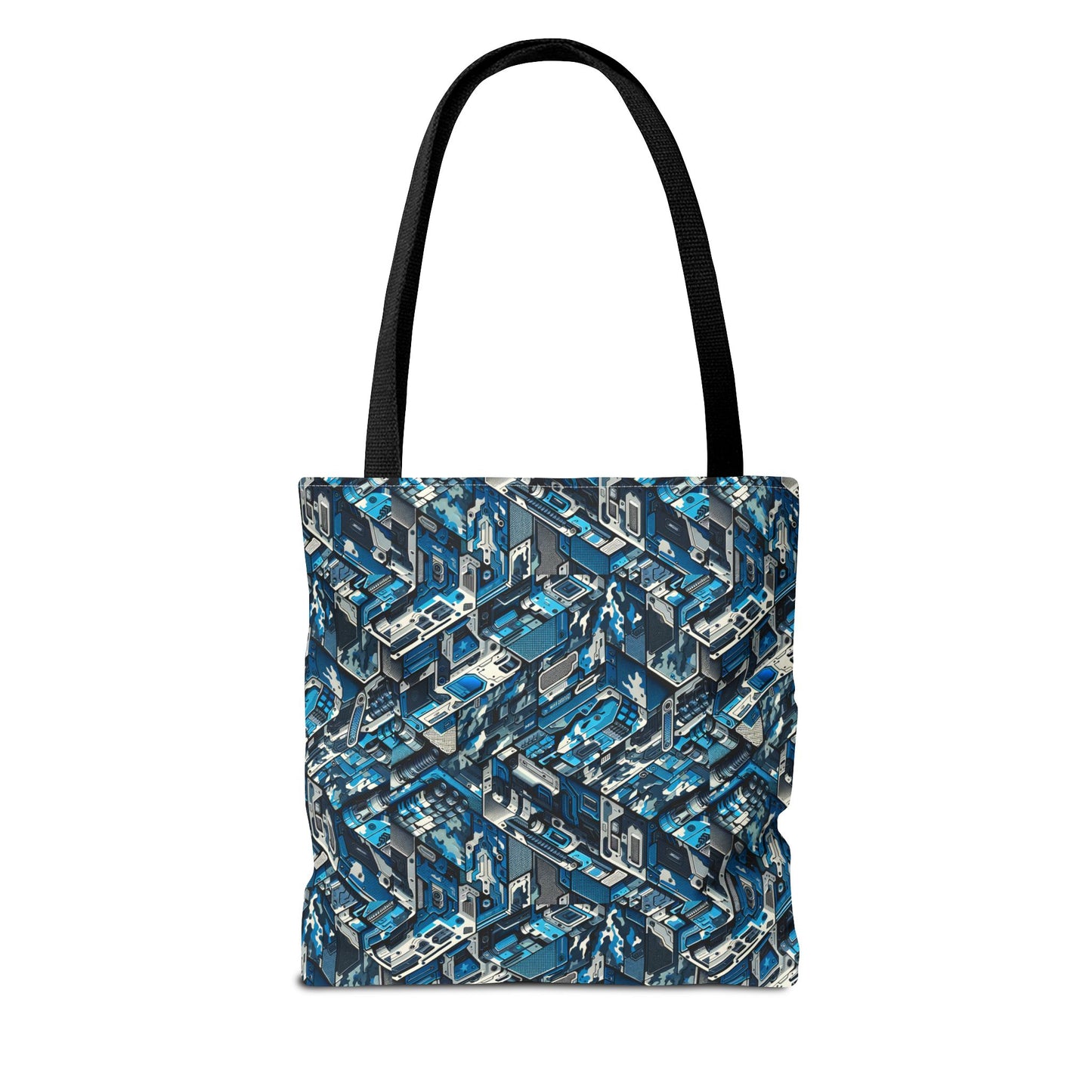 Tech Urban Camo Tech-Forward Streetwear With a Futuristic Military Edge Tote Bag - 8404 Design-51