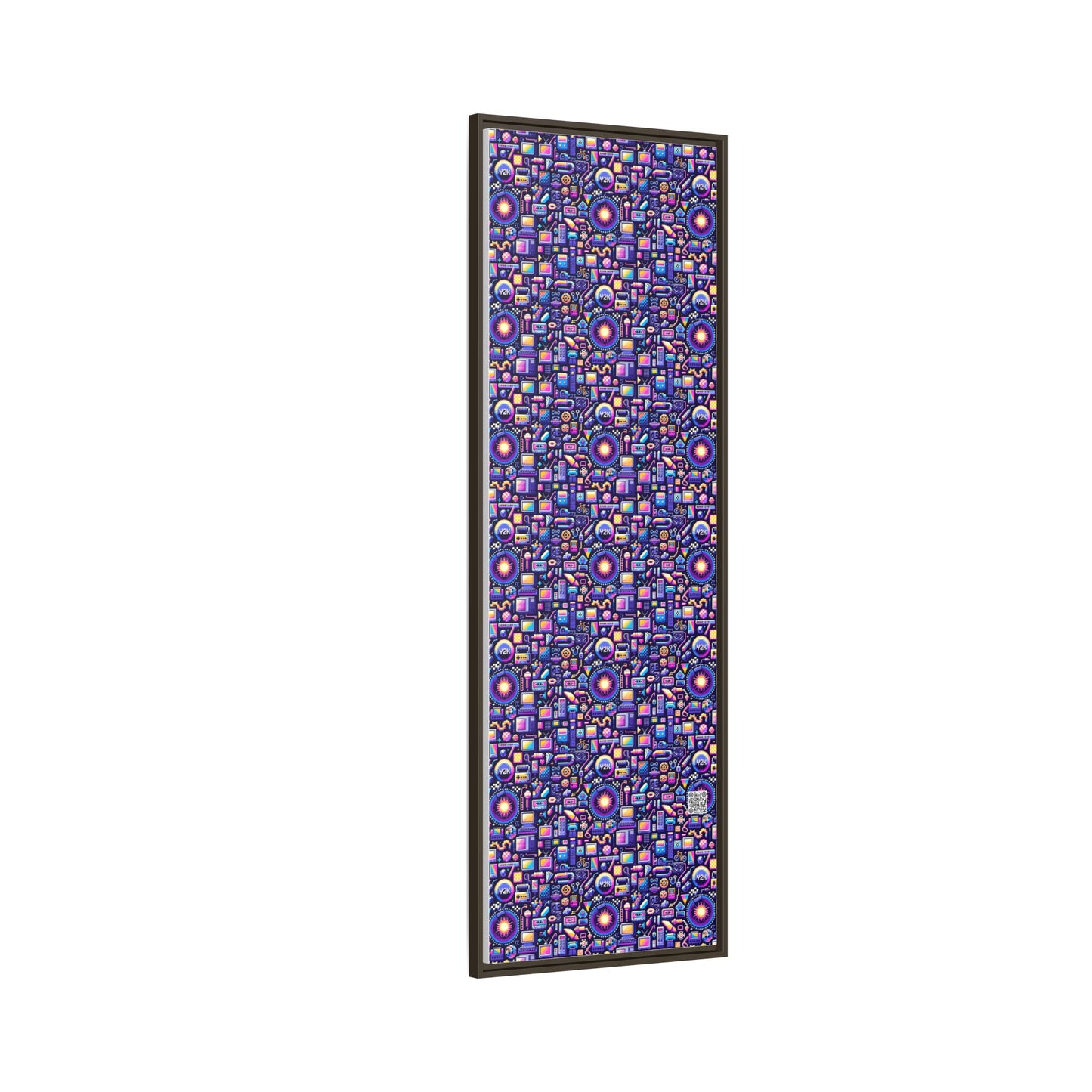 Digital Nostalgia Modern Retro Fusion Matte Canvas, Framed (multi-Color) - 8404 Design-64 B