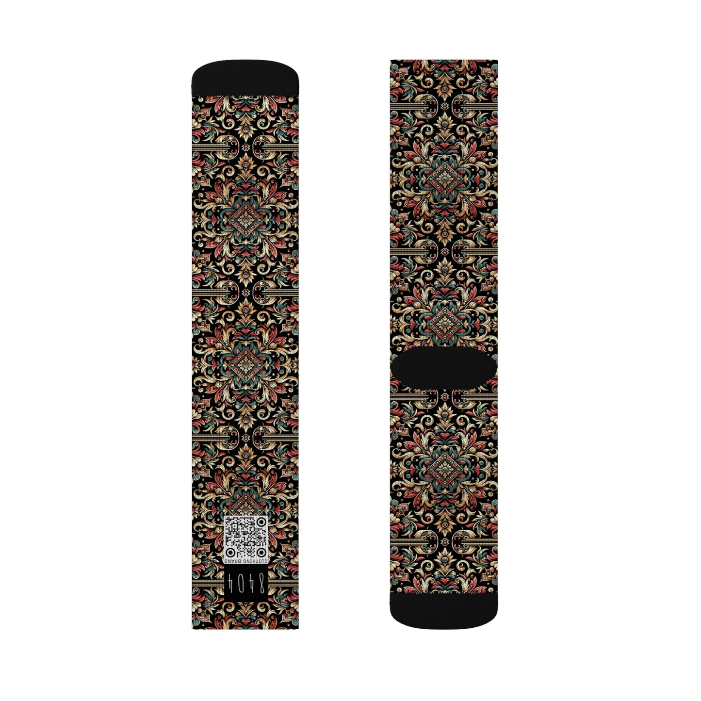 Streetwear Renaissance Artistic Clash of Old and New Sublimation Socks - 8404 Design-46
