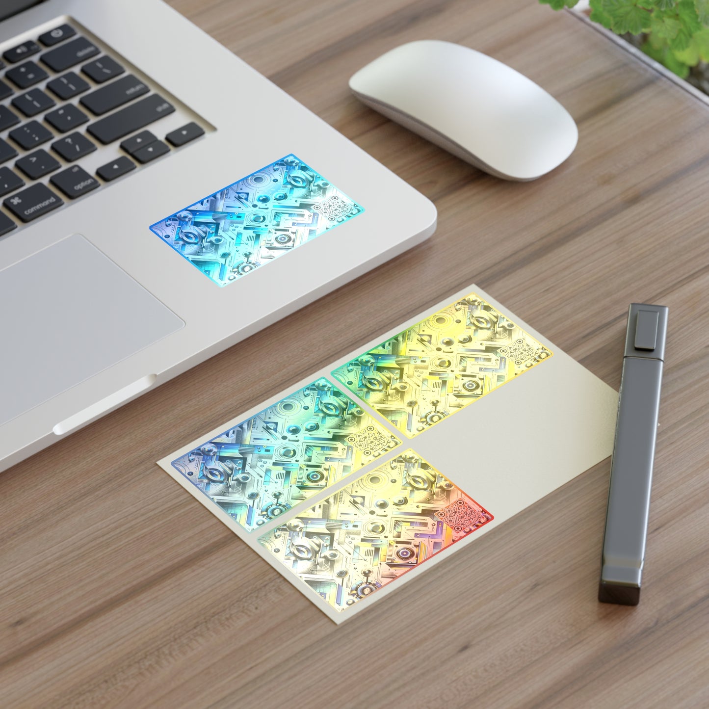 Tech Art Fusion Tech-Forward Streetwear Sticker Sheets - 8404 Design-59