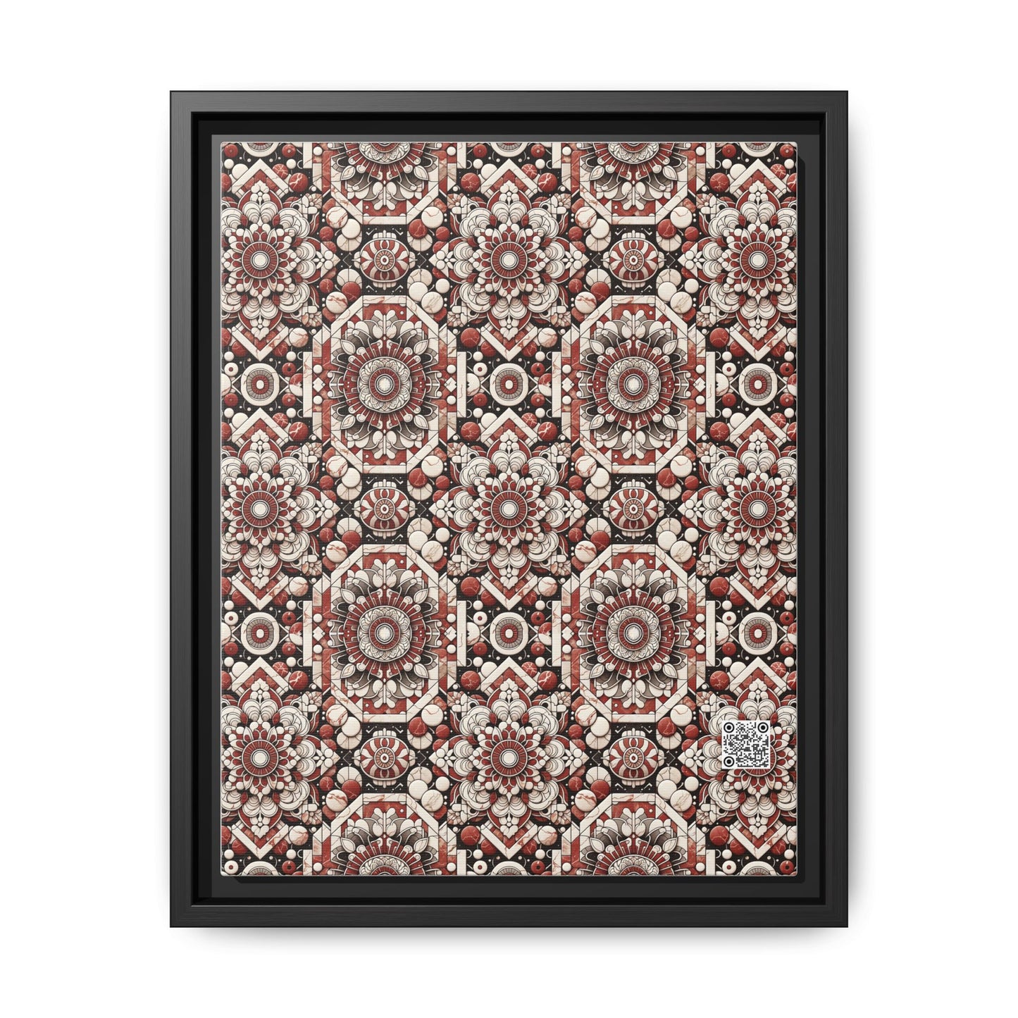 Neo Jomon Sculptural Aesthetics Artisanal Streetwear Matte Canvas, Framed (multi-Color) - 8404 Design-55 A