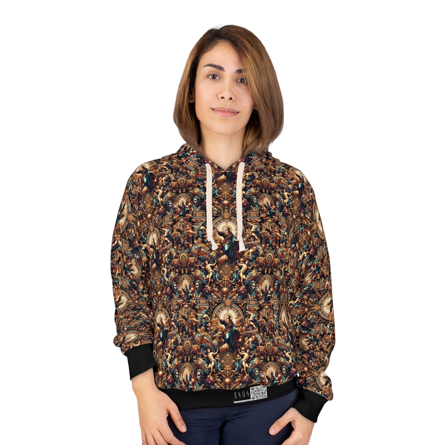 Digital Renaissance Luxurious Streetwear Inspired By Classical Art With a Modern Twist Pullover Hoodie - 8404 Design-64