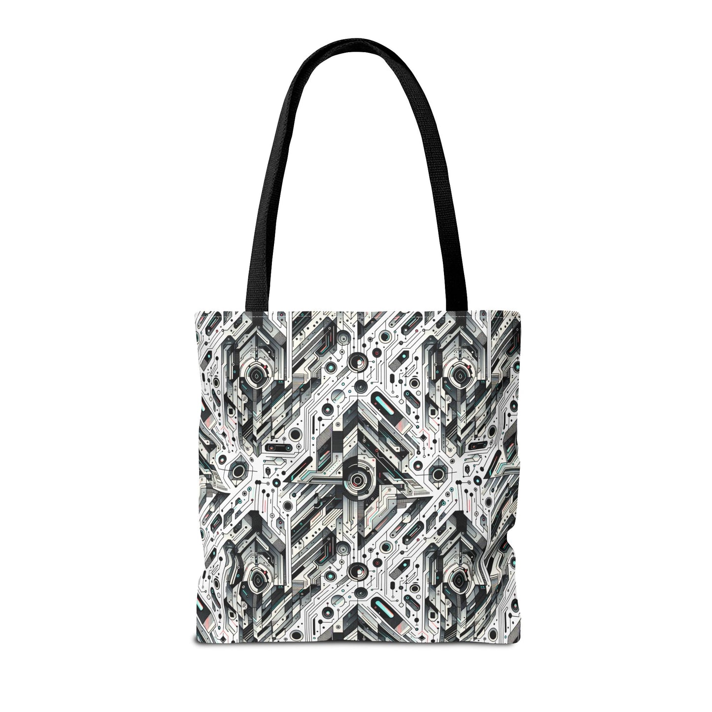 Tech-Infused Streetwear Tech-Forward Minimalism Tote Bag - 8404 Design-51
