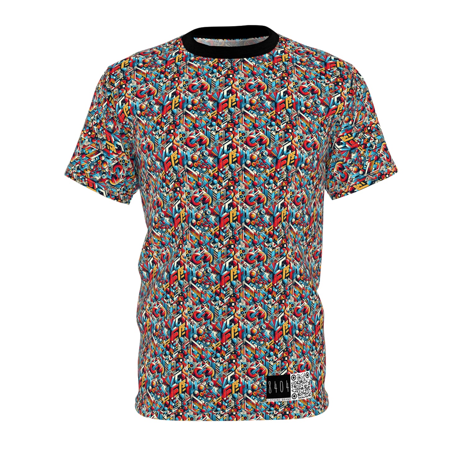 Neo-Traditional Street Art Modern Street Art Fusion Unisex Cut & Sew Tee - 8404 Design-67