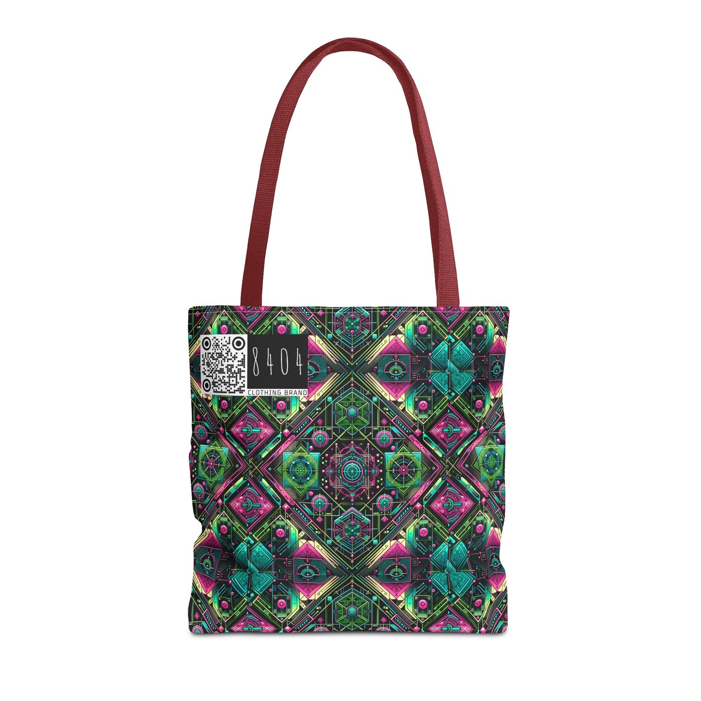Tech-Infused Graphics Tech-Forward Streetwear Tote Bag - 8404 Design-45